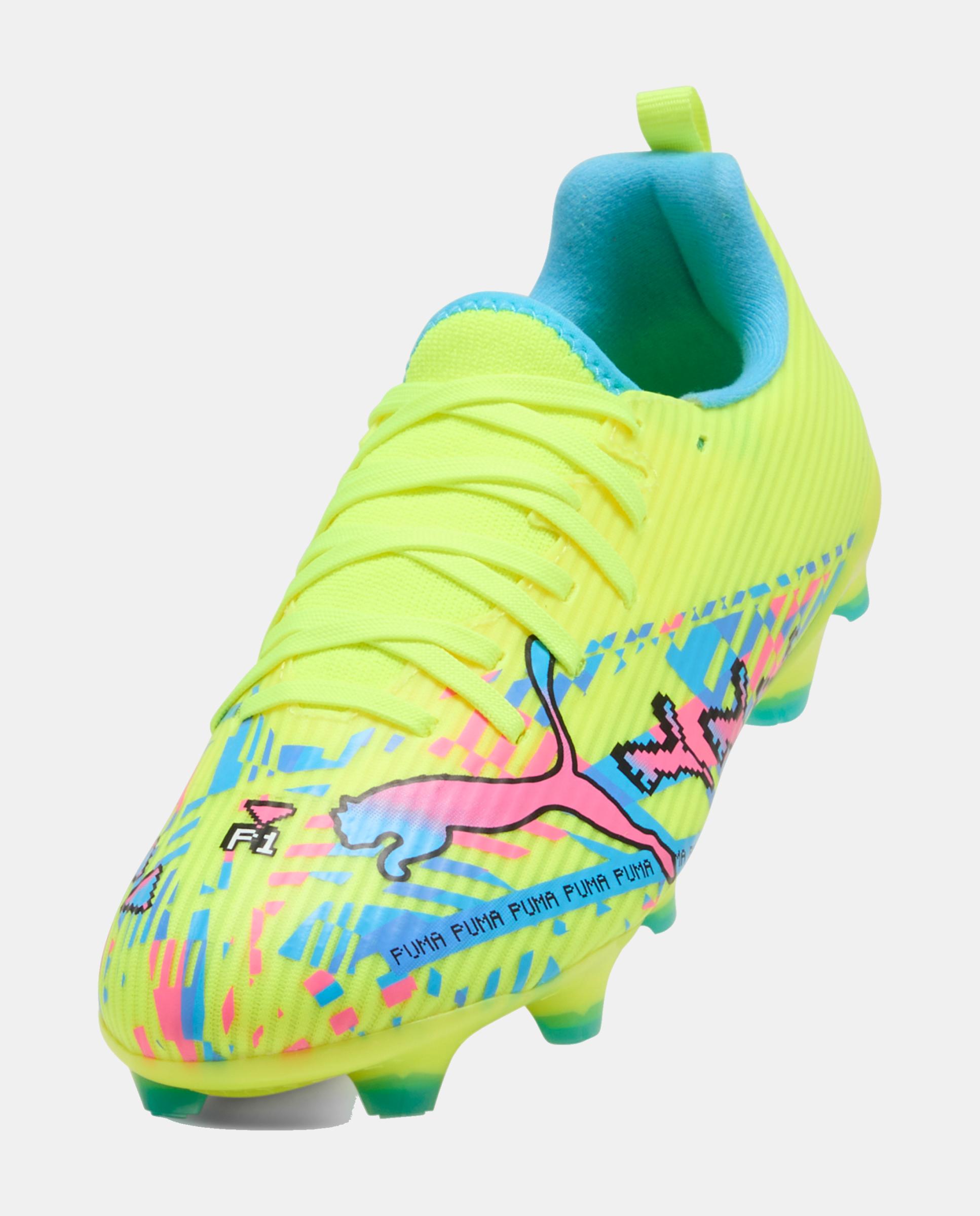 Chuteiras de Futebol Infantil Ultra 7 Advanced FG/AG Jr Amarelo-7