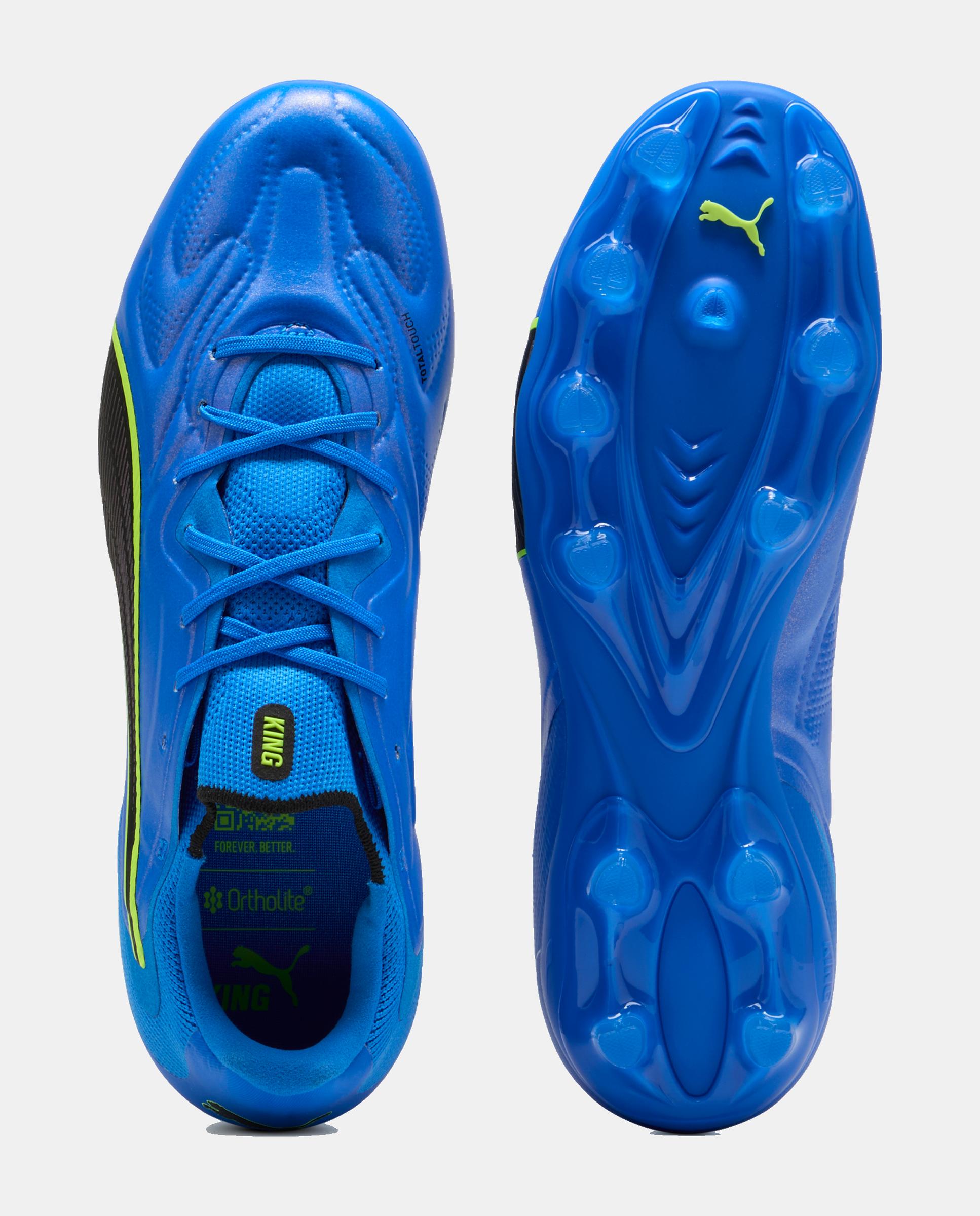 Botas de Futbol de Hombre KING 20 PRO FG/AG Puma - Azul Azul-5