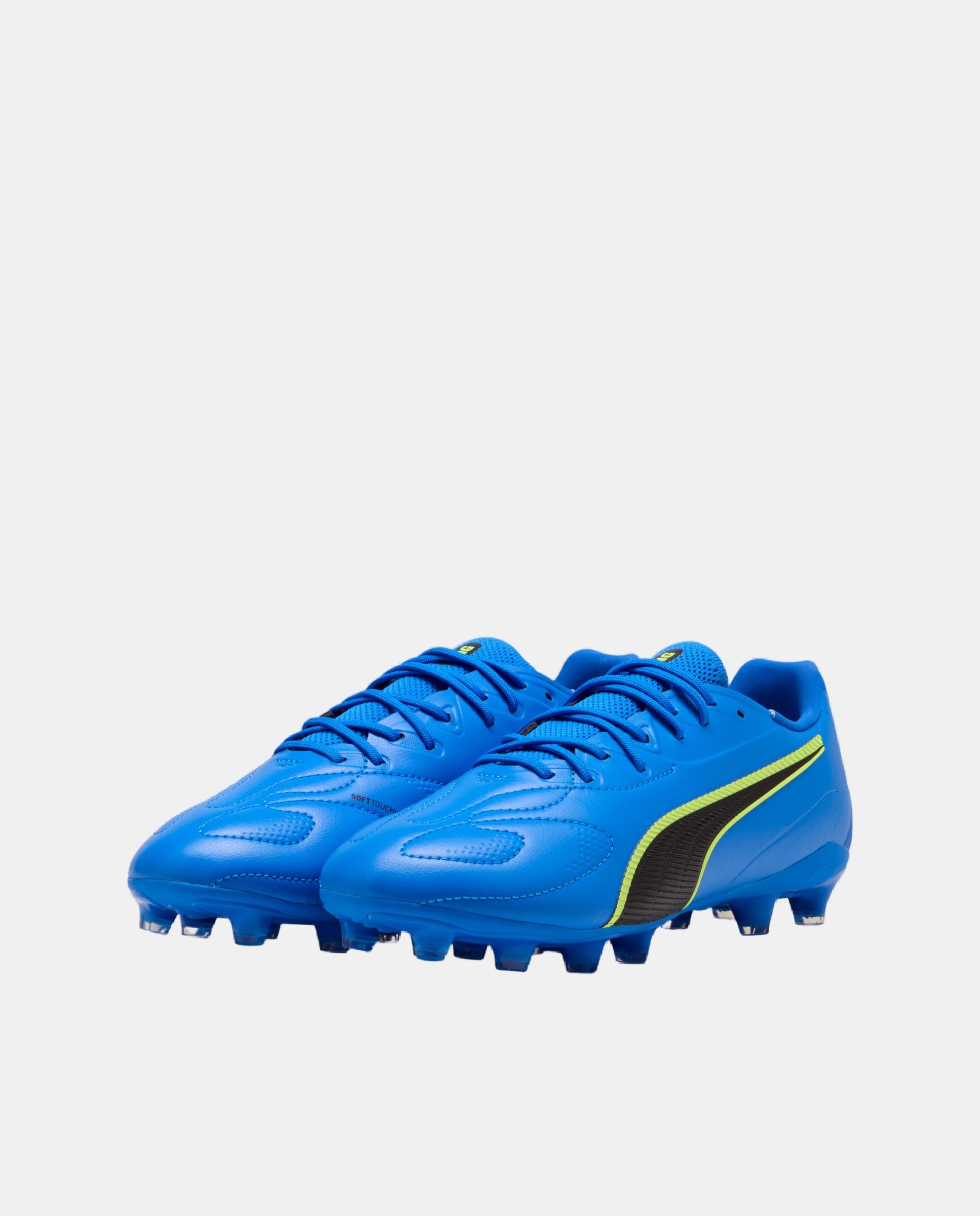 Botas de Futbol Infantil KING 20 MATCH FG/AG Jr Puma - Azul Azul-2
