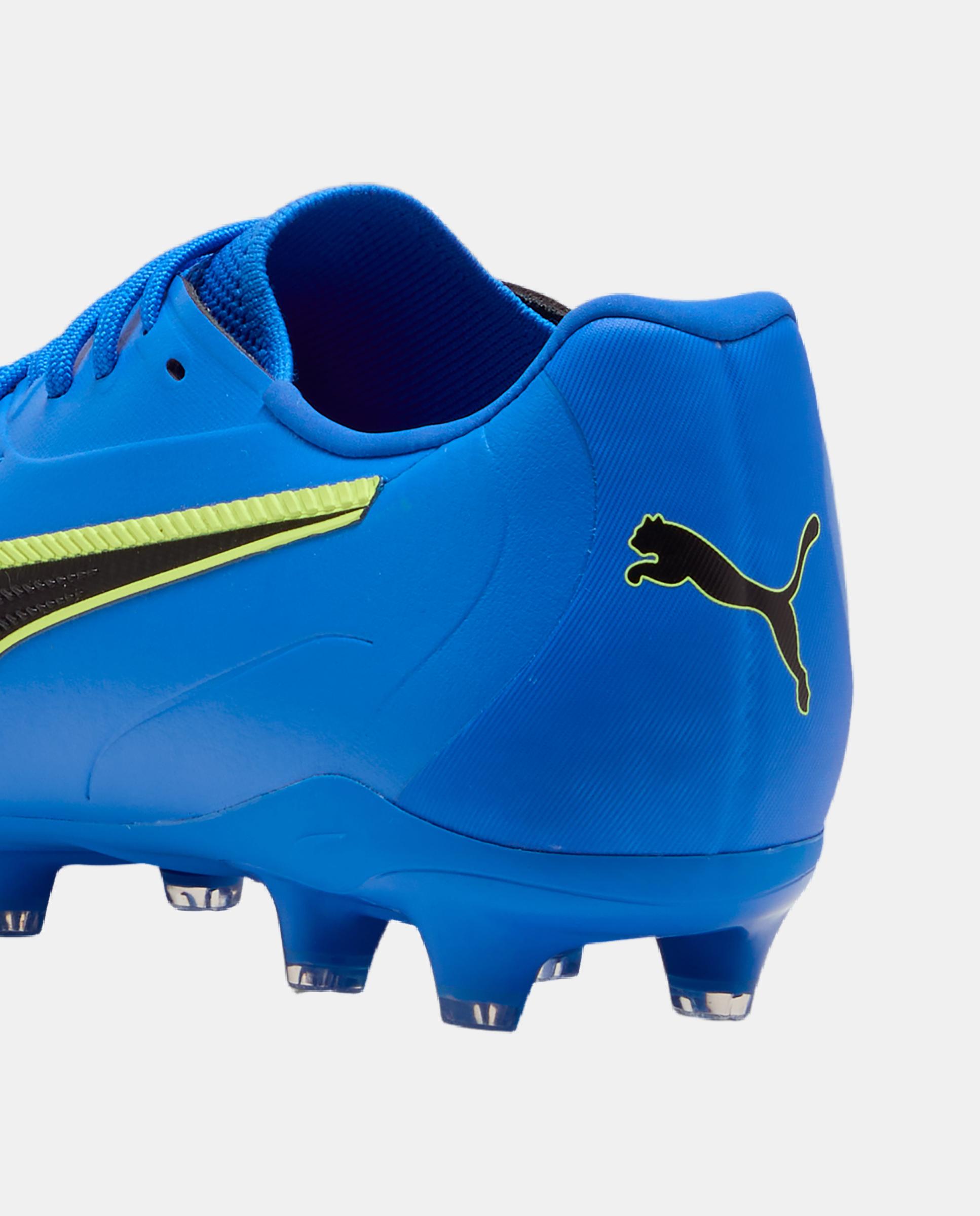 Botas de Futbol Infantil KING 20 MATCH FG/AG Jr Puma - Azul Azul-3