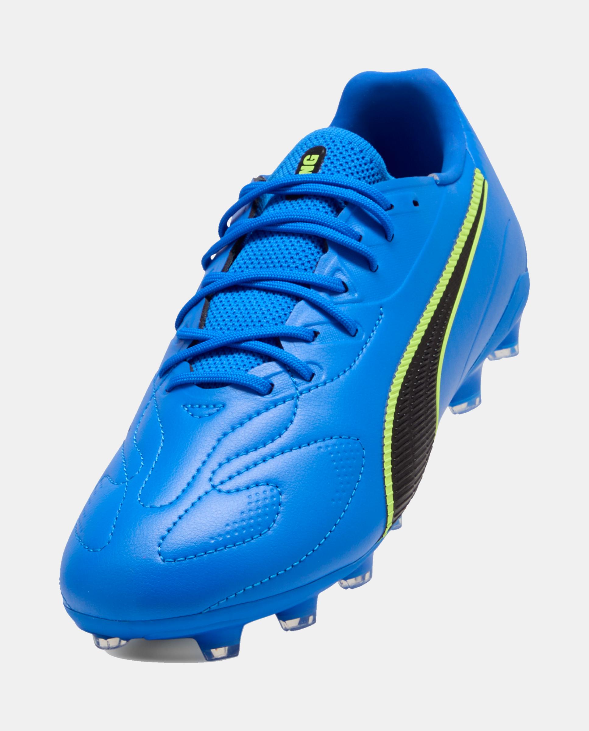 Botas de Futbol Infantil KING 20 MATCH FG/AG Jr Puma - Azul Azul-6