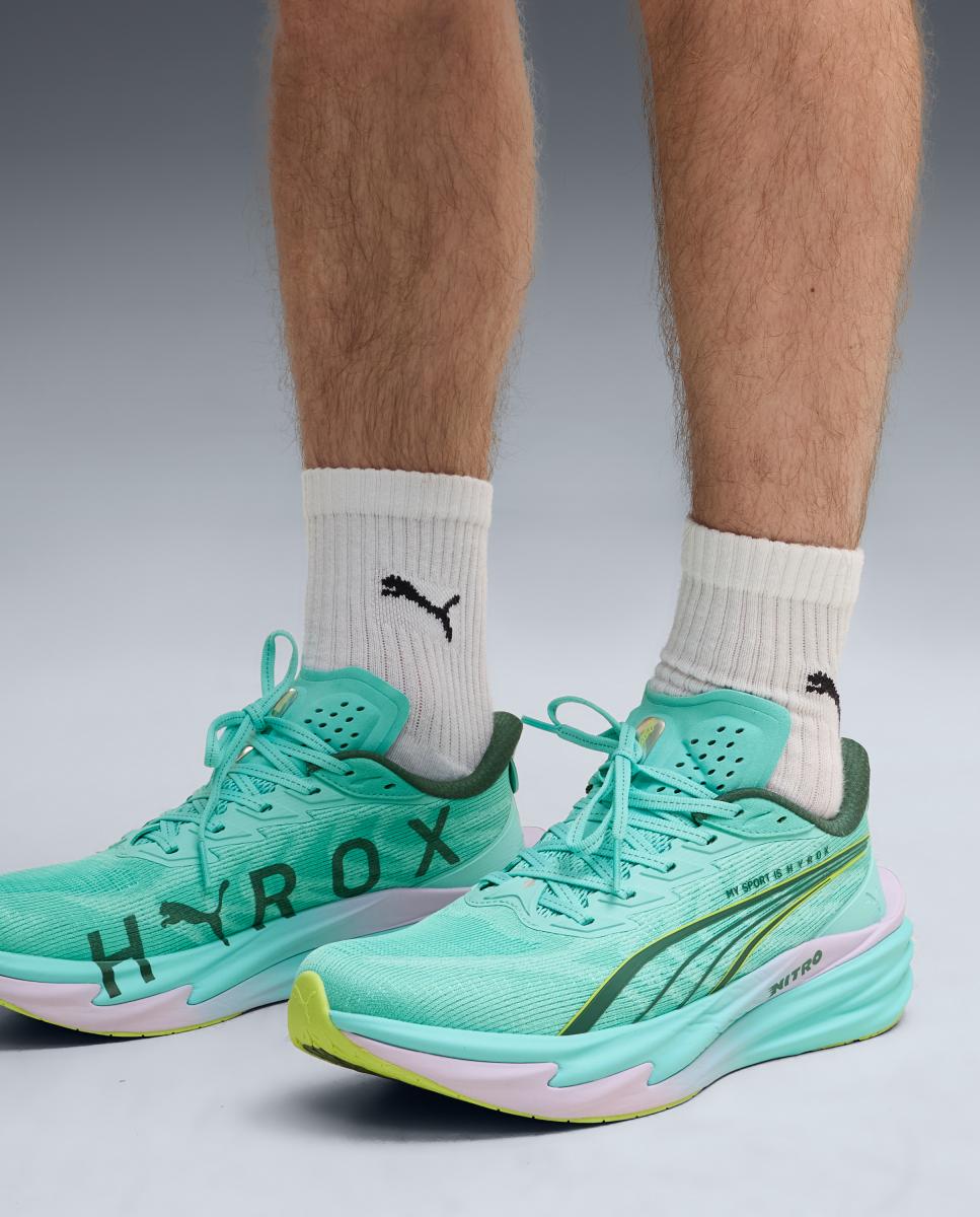 Sapatilhas Running de Homem Deviate Nitro 4 - Puma X Hyrox Puma Verde-4