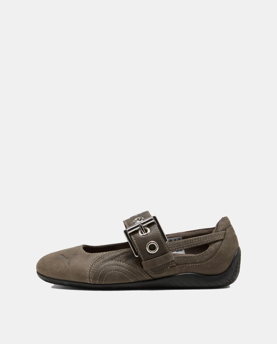 Sapatilhas Casual de mulher Speedcat Ballet Dress-Up Wns Puma Castanho-4