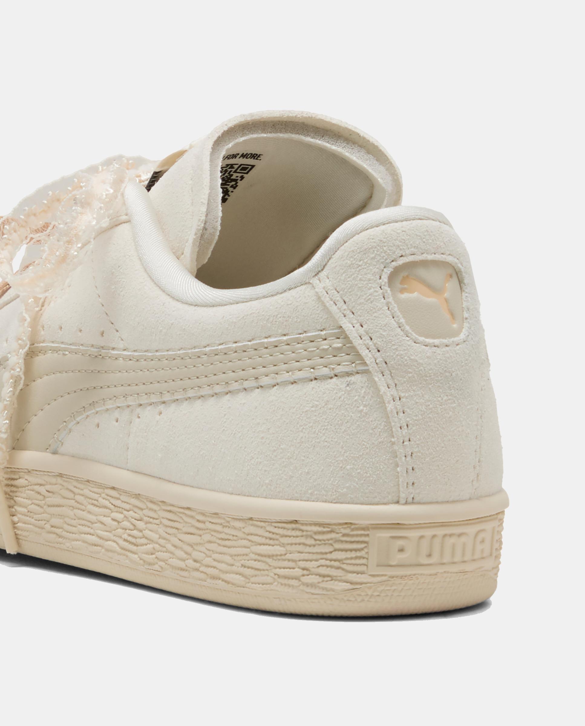 Sapatilhas Casual de Mulher Suede Bloom Wns Puma Branco-6