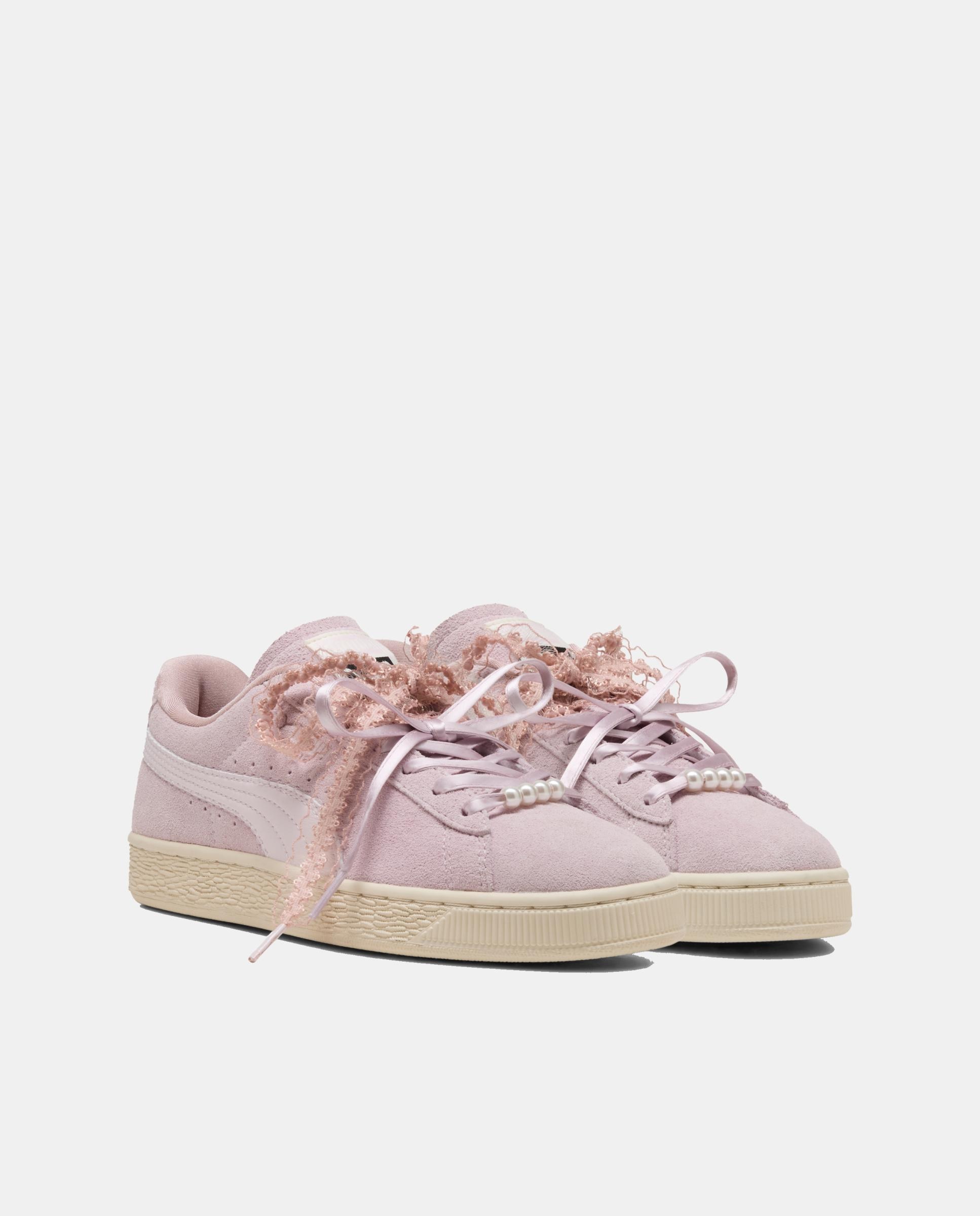 Sapatilhas Casual de Mulher Suede Bloom Wns Puma Rosa-2
