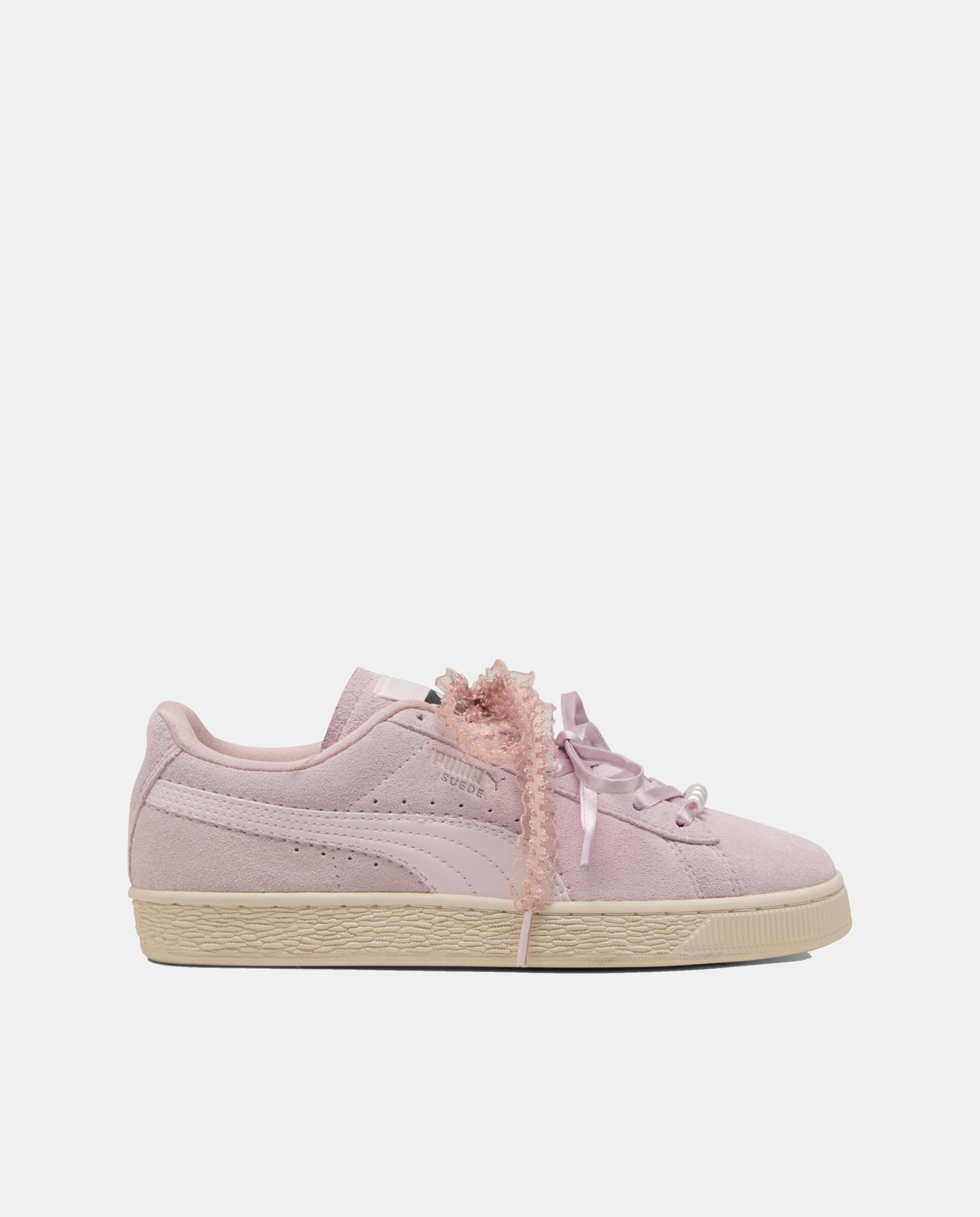 Sapatilhas Casual de Mulher Suede Bloom Wns Puma Rosa-7