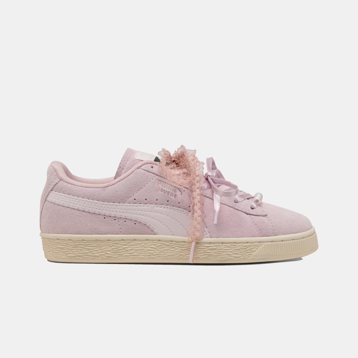 Sapatilhas Casual de Mulher Suede Bloom Wns Puma Rosa-10