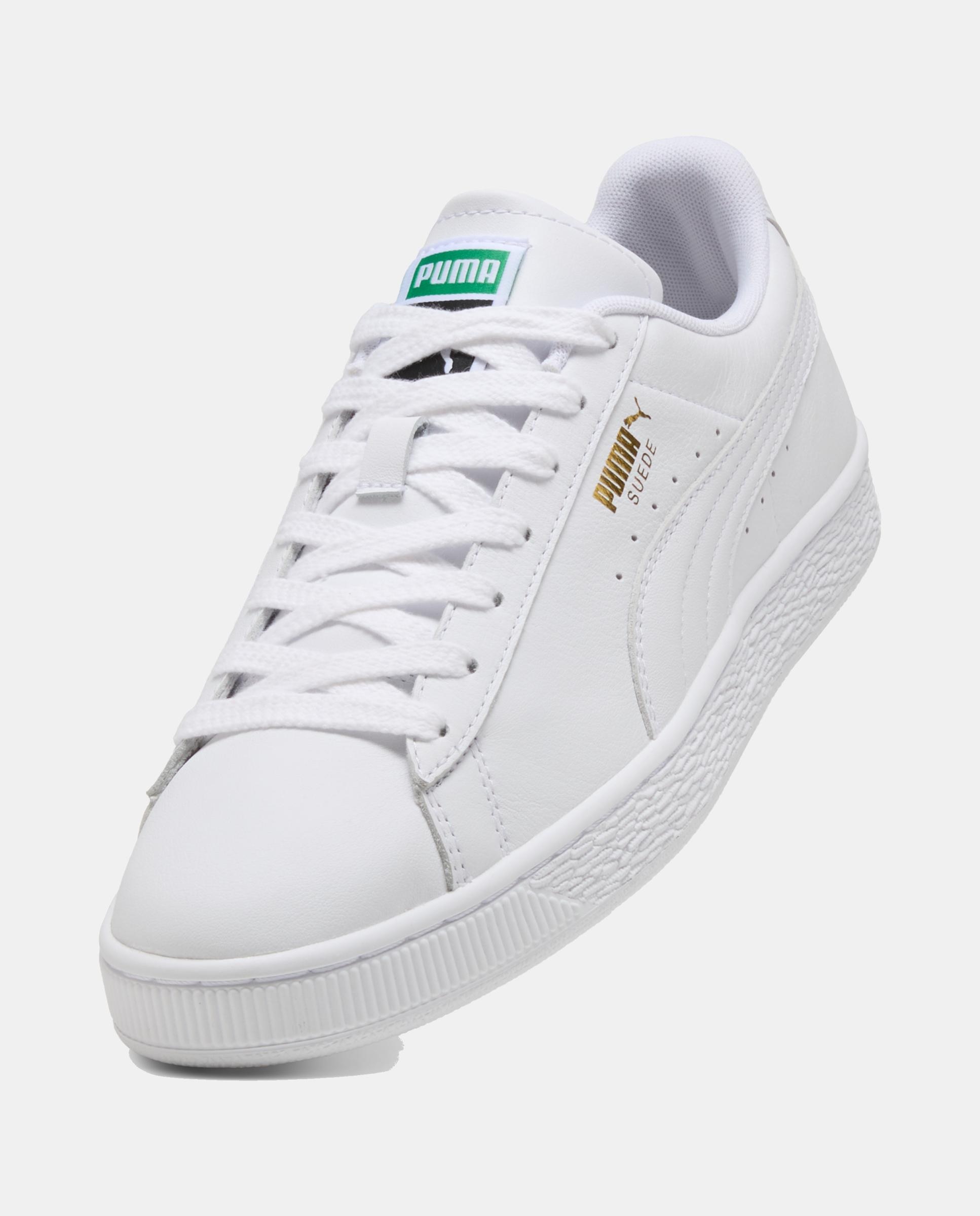 Sapatilhas Casual de Mulher Suede Puma Branco-4