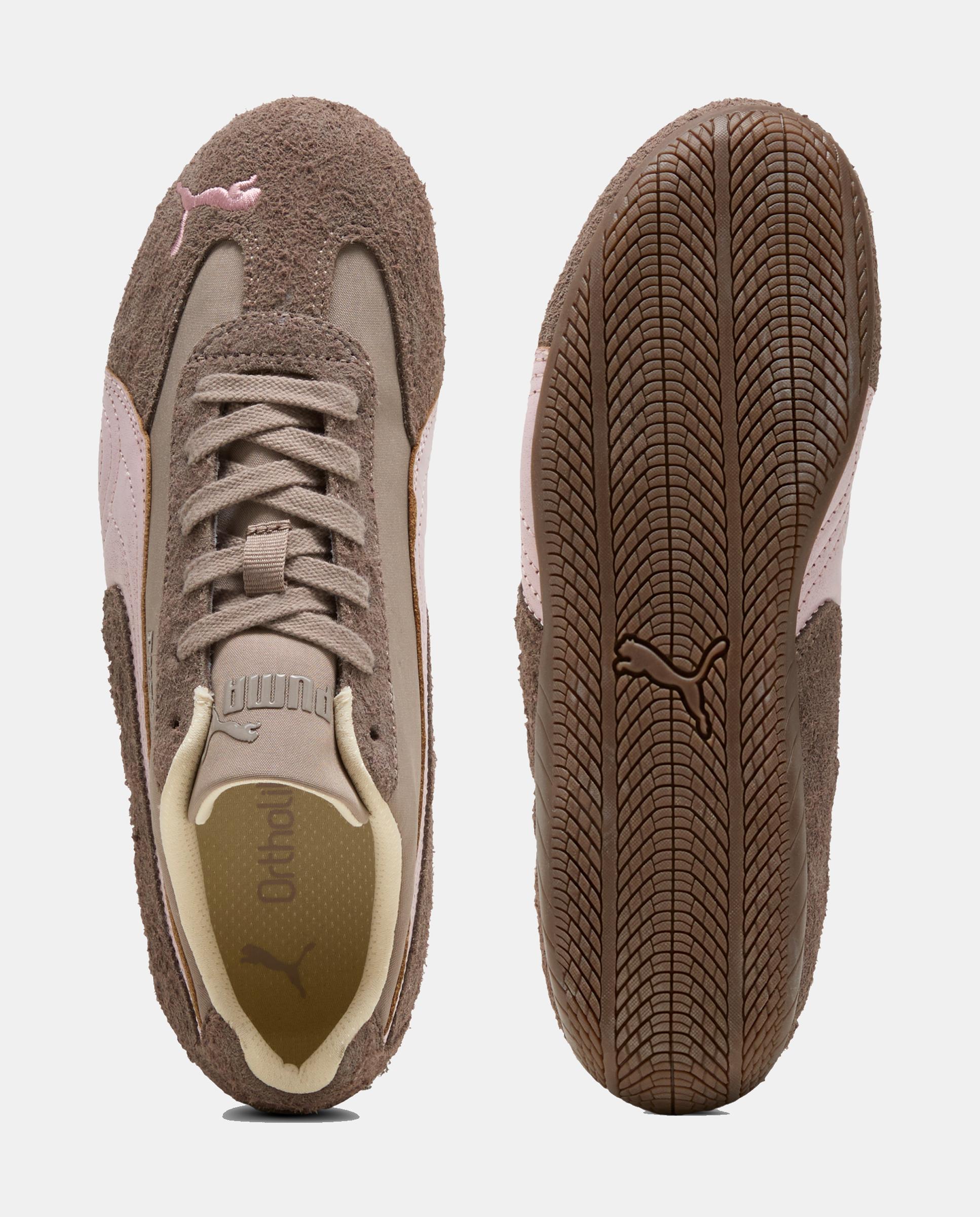 Sapatilhas Casual de Mulher Speedcat Brushed Luxe Wns Castanho-3