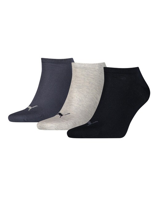 Pack de 3 pares de meias Sneaker Plain Puma Multicolor-1