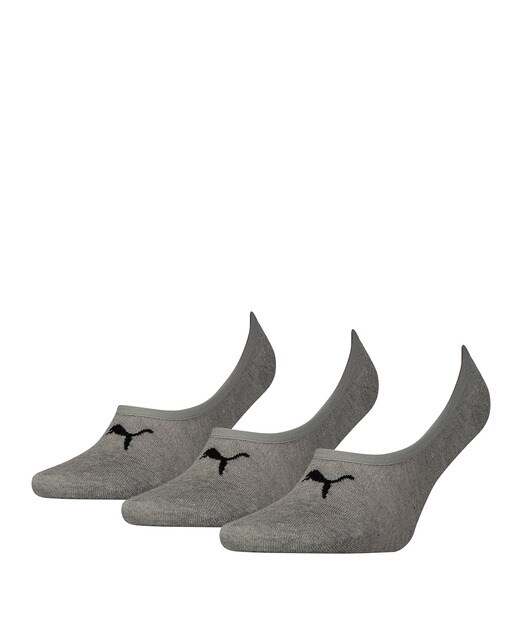 Pack de 3 pares de meias Footie Puma Cinzento-1