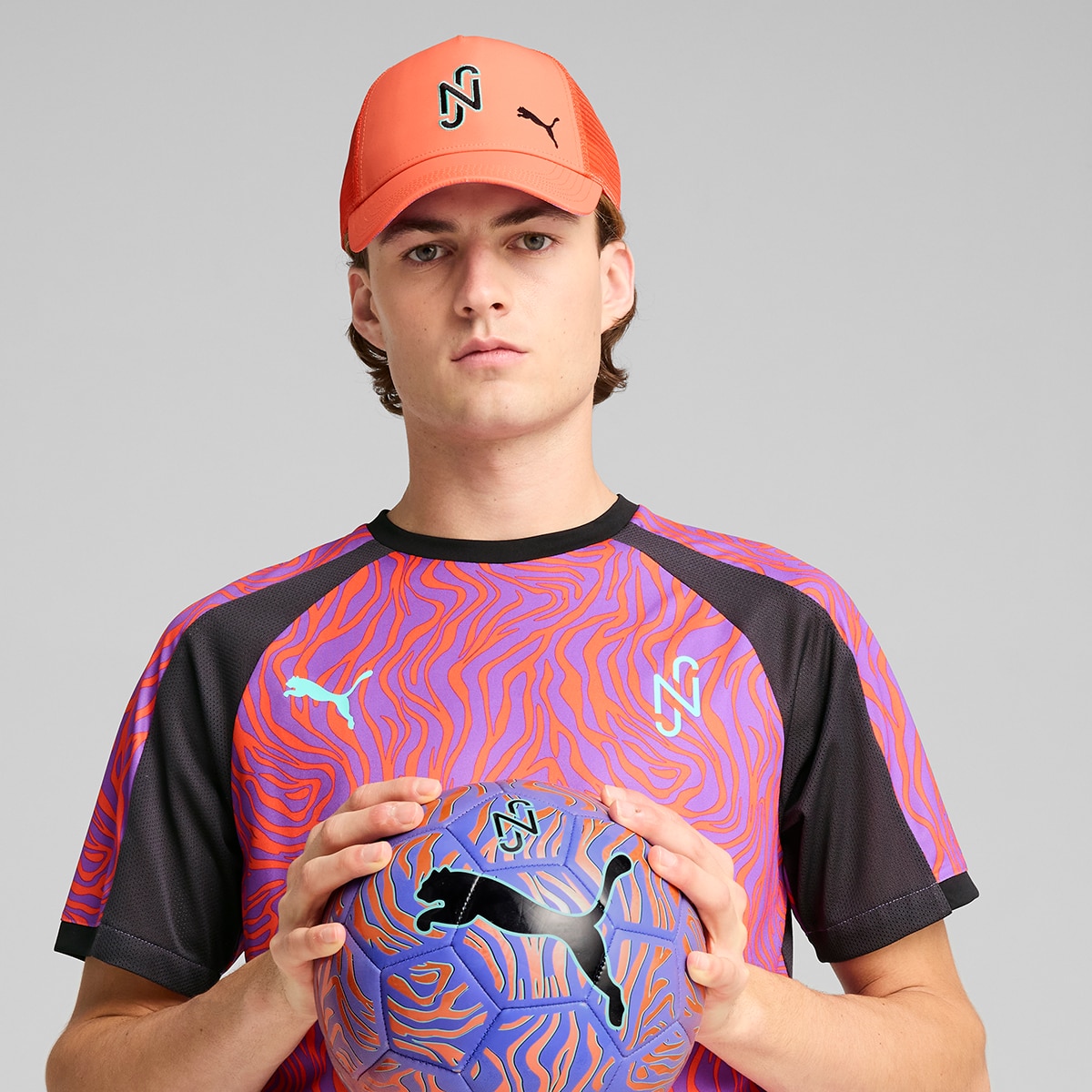 Boné Neymar JR Trucker Laranja-3