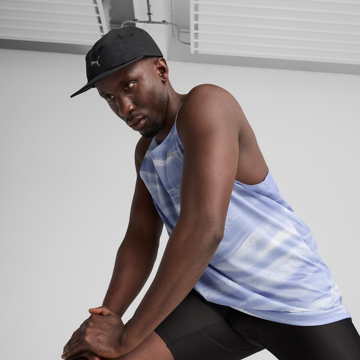Boné de Running Unissexo Ess Running Cap Preto-3