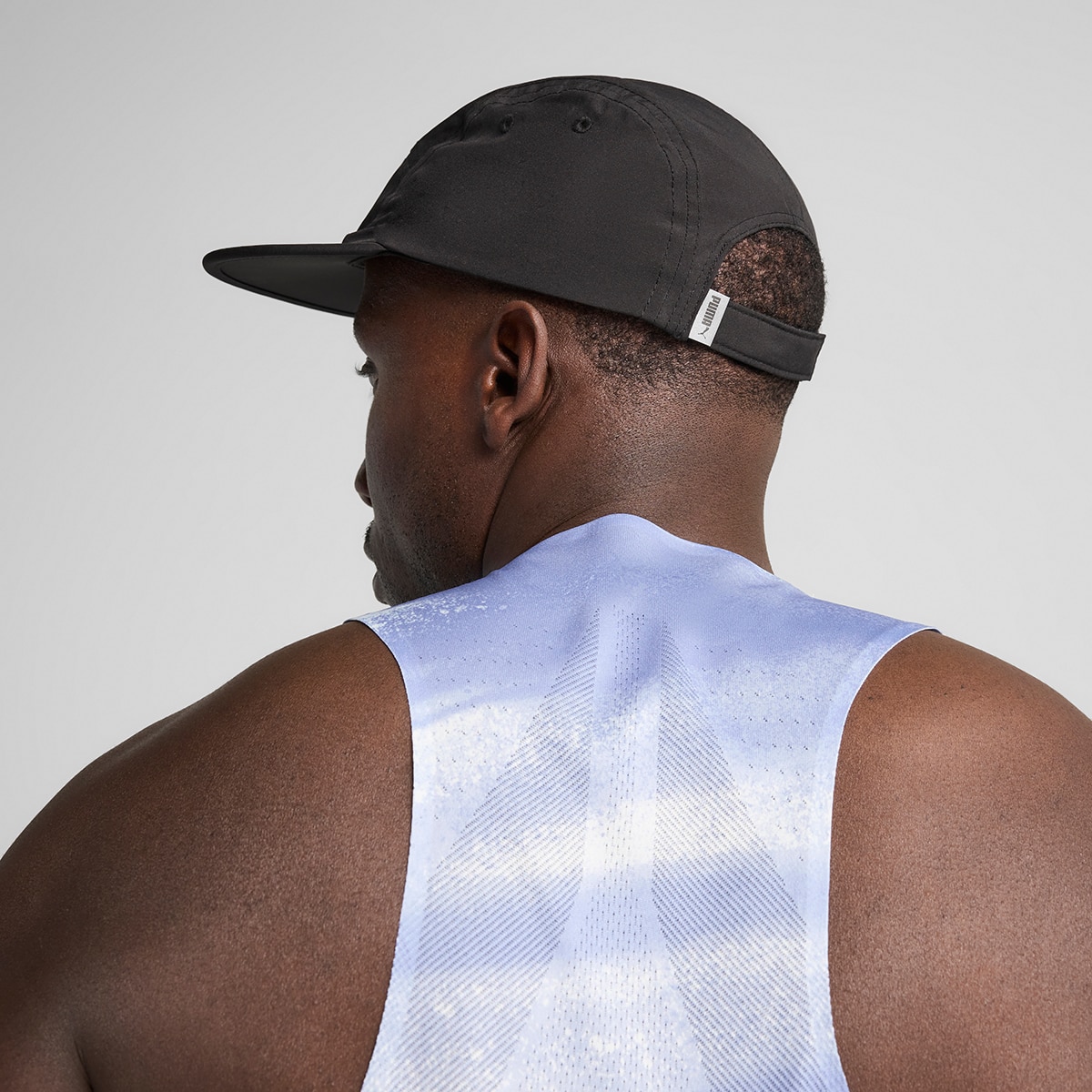 Boné de Running Unissexo Ess Running Cap Preto-4