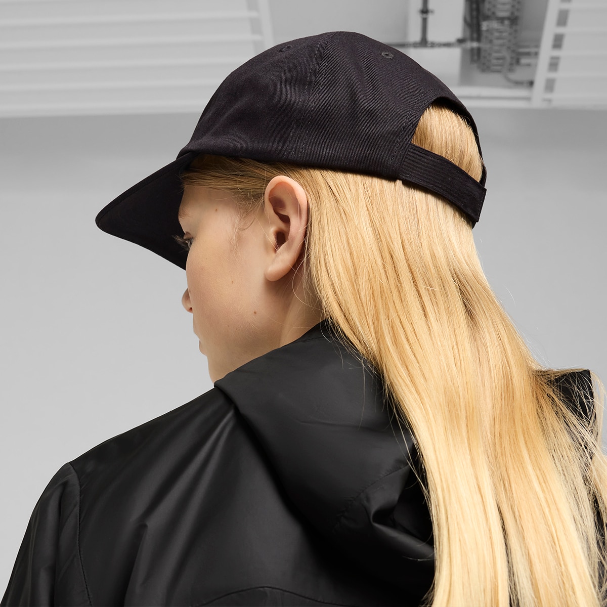 Boné de criança Essentials Puma Preto-4