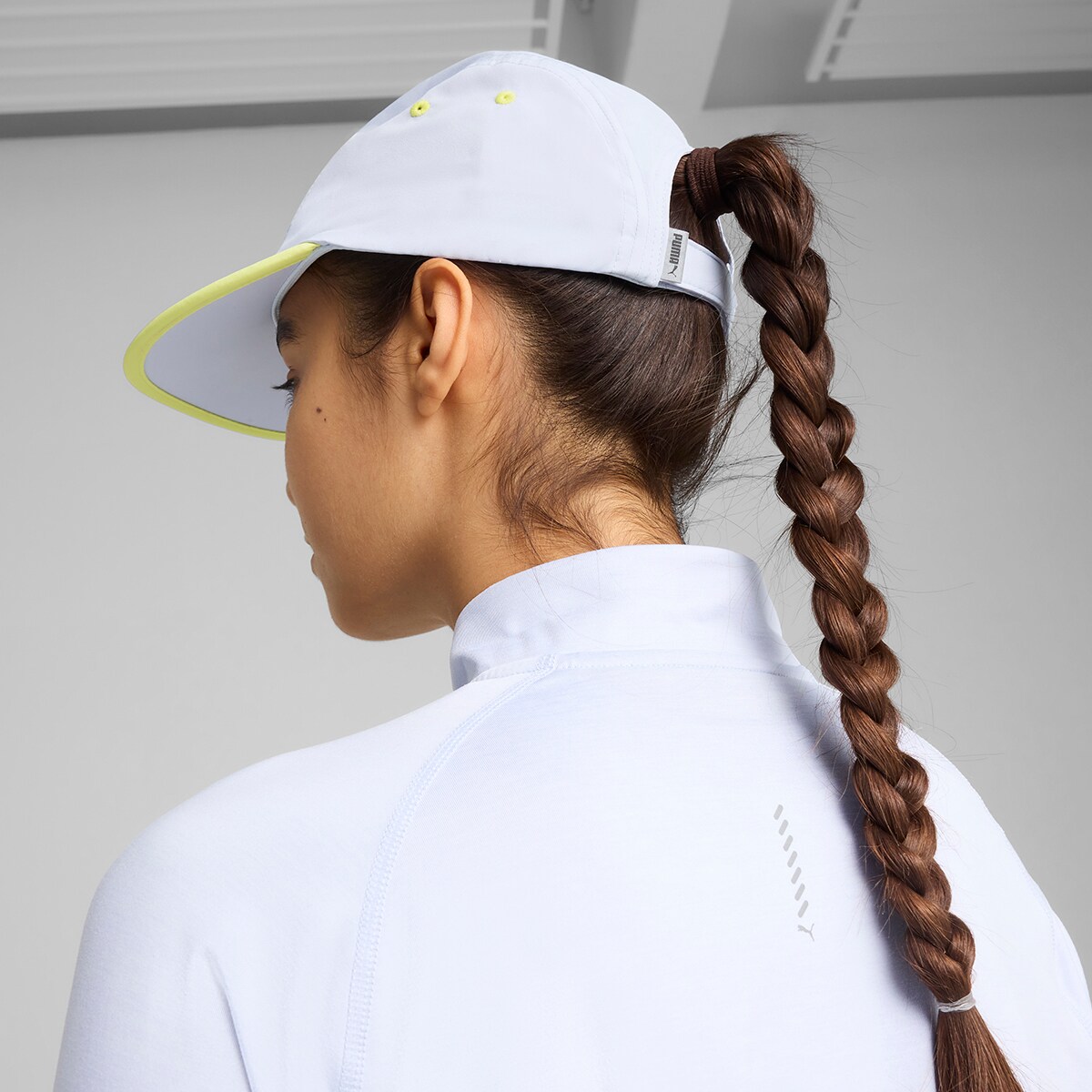 Boné de Running Unissexo Essential Running Cap Branco-4