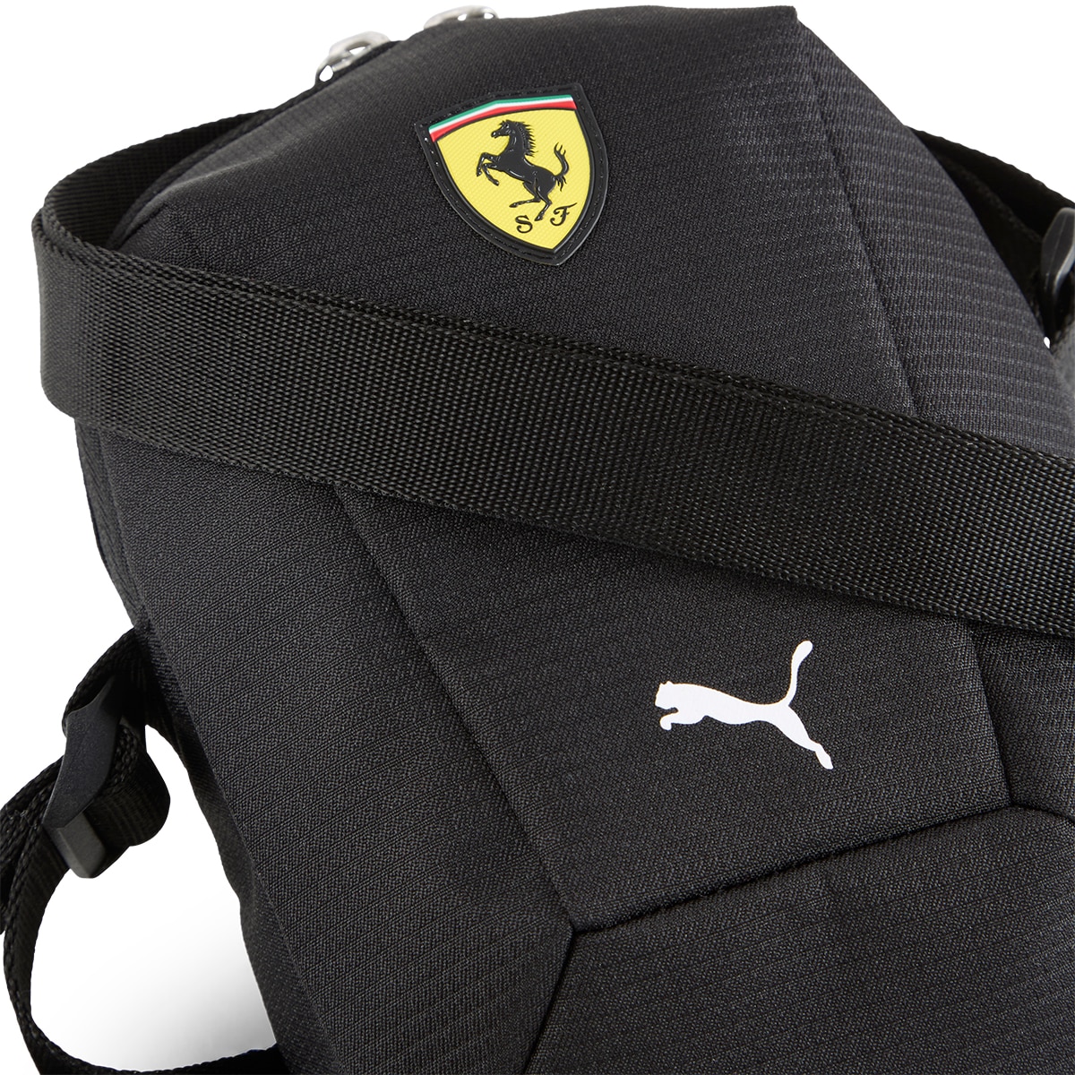 Mala a Tiracolo Ferrari Race Preto-3