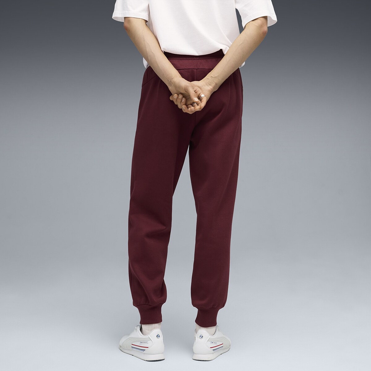 Calças BMW MMS ESS+ Fleece Unissexo Vermelho-4