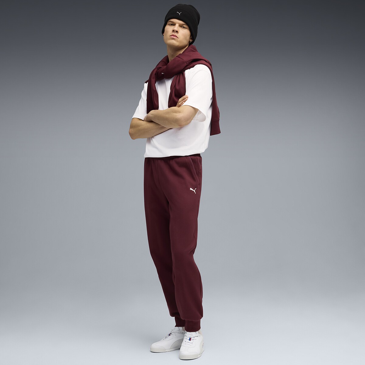 Calças BMW MMS ESS+ Fleece Unissexo Vermelho-5