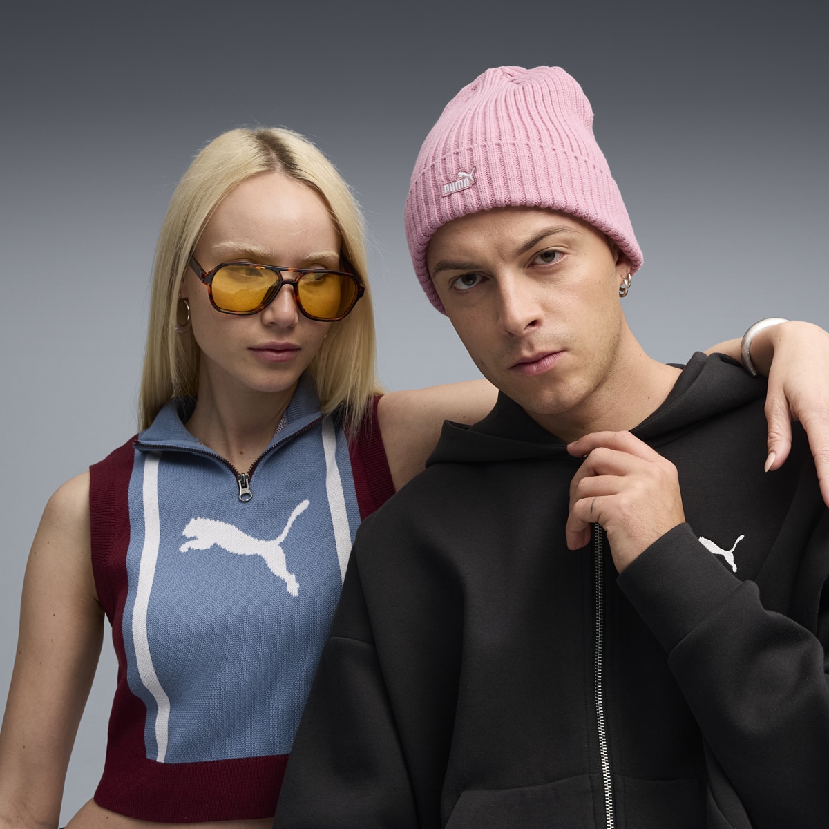 Gorro Casual Unissexo ESS PATCH Mid Crown Rosa-4