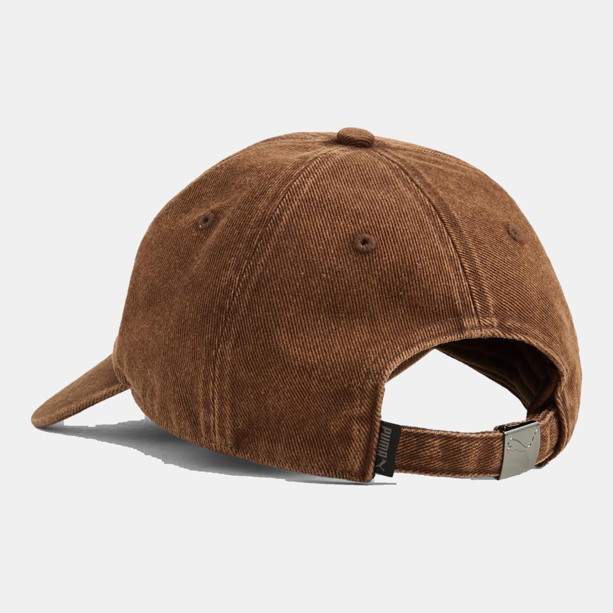 Gorras de Casual de Hombre WARDROBE ESS METAL Dad Puma - Marrón Marrón-2