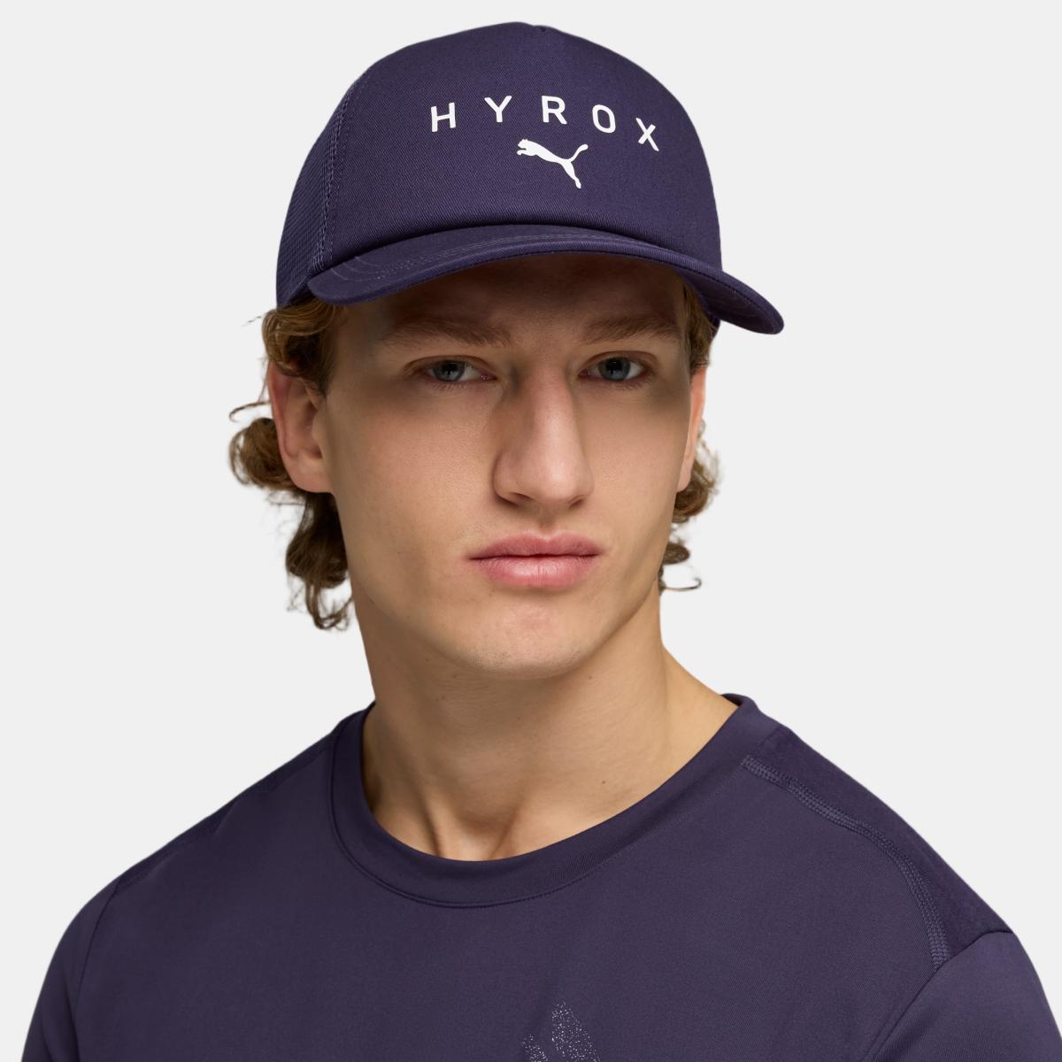 Gorras de Running Unisex PUMA x HYROX Trucker Puma - Morado Morado-3