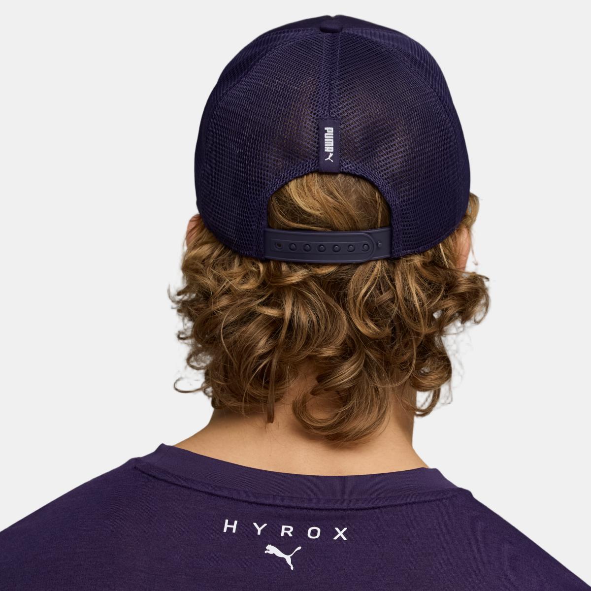 Gorras de Running Unisex PUMA x HYROX Trucker Puma - Morado Morado-4