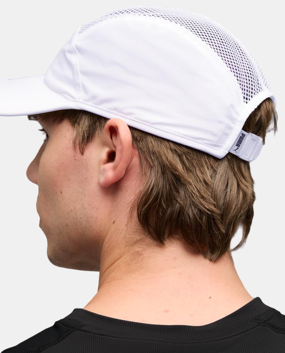 Gorras de Running Unisex SHORT VISOR MESH 5 Panel Puma - Blanco Blanco-4