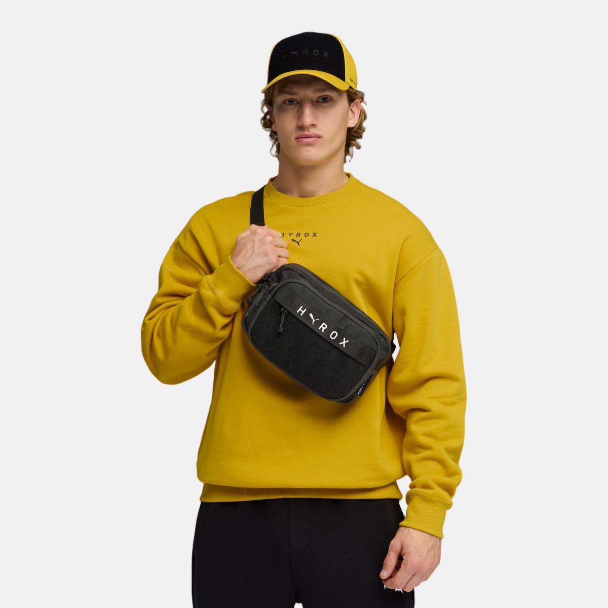 Bolsa de Cintura de Motor de Homem x Hyrox Preto-4