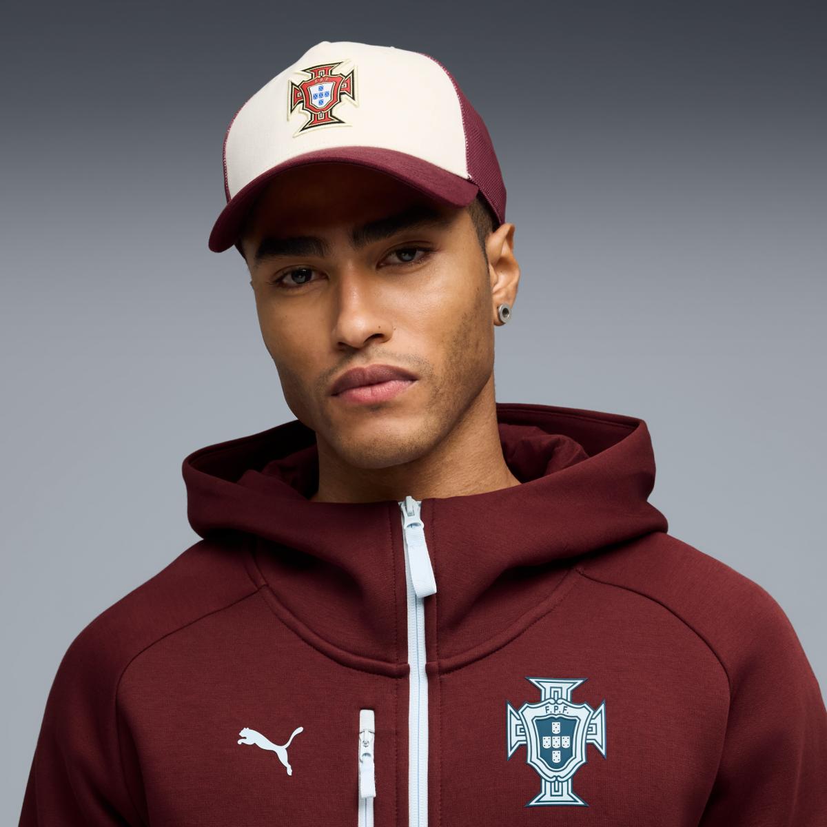 Boné FPF King Trucker Mundial 2026 Vermelho-3