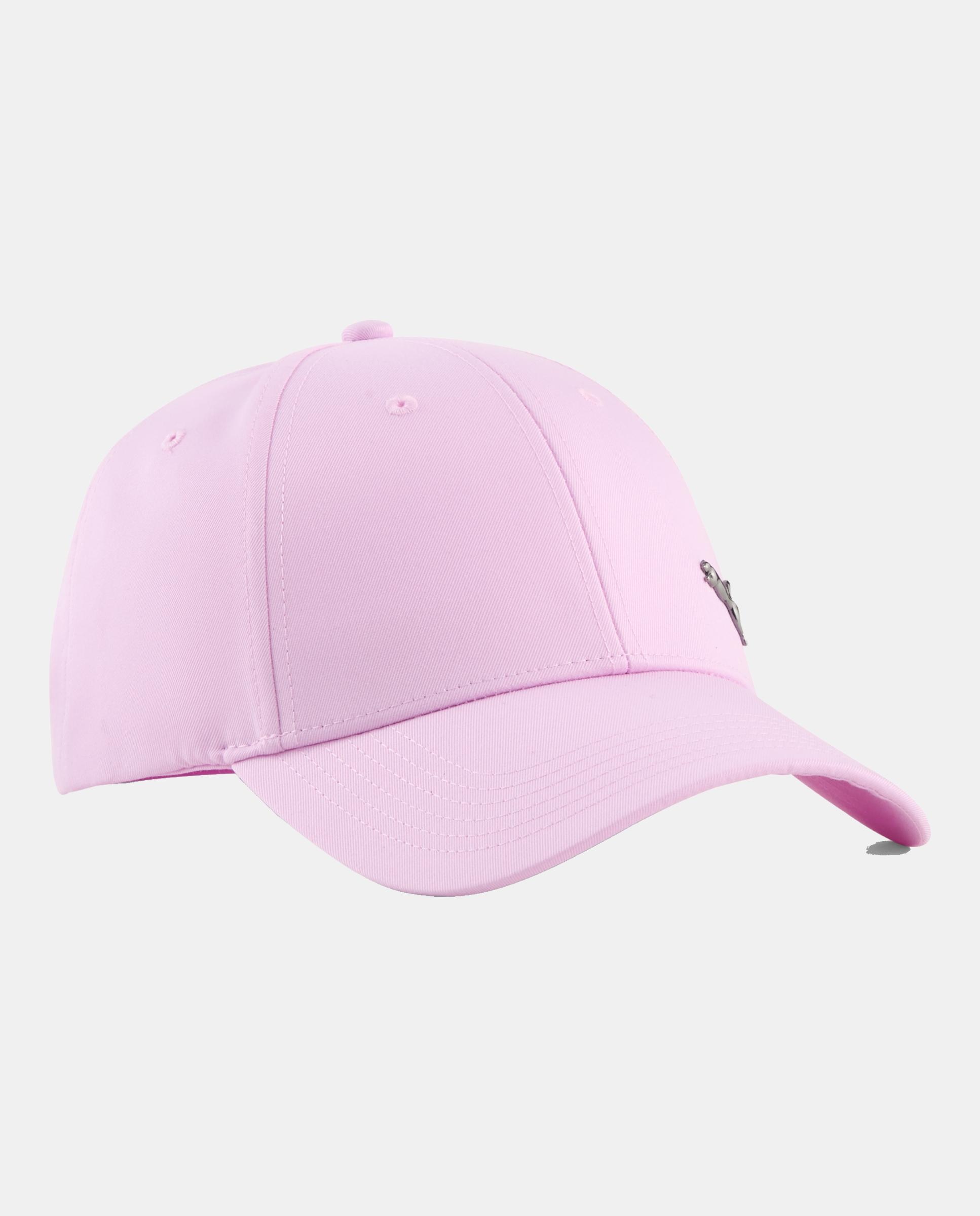 Gorras de Casual de Hombre ESS METAL PUMA CAT BB Cap Puma - Rosa Rosa-1