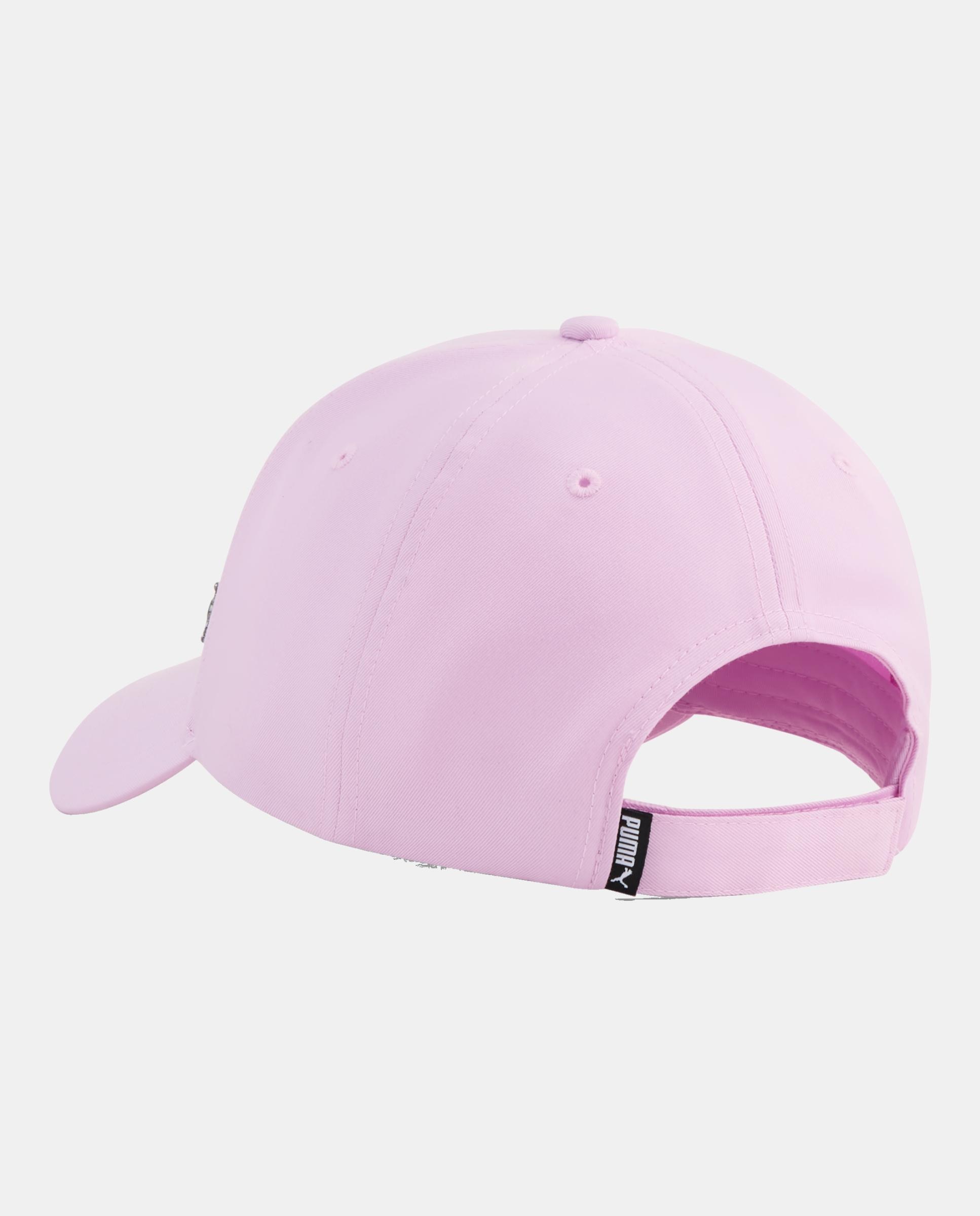 Gorras de Casual de Hombre ESS METAL PUMA CAT BB Cap Puma - Rosa Rosa-2