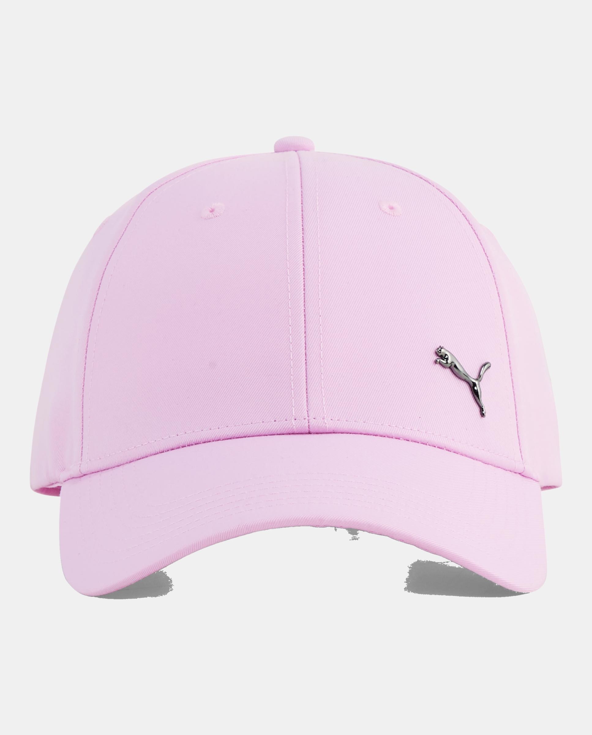 Gorras de Casual de Hombre ESS METAL PUMA CAT BB Cap Puma - Rosa Rosa-3