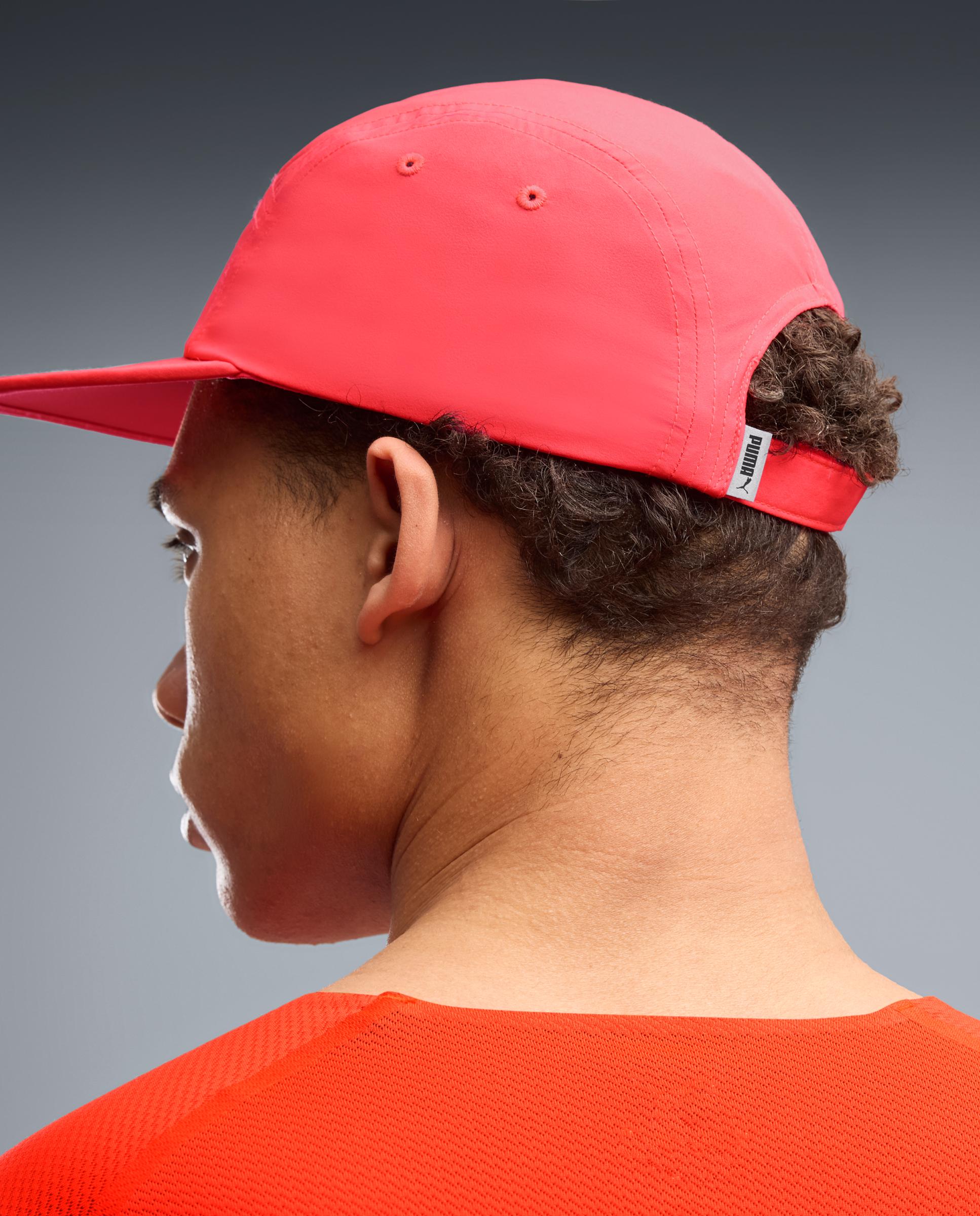 Gorras de Running de Adulto ESS RUNNING 5 Panel Cap Puma - Rojo Rojo-4