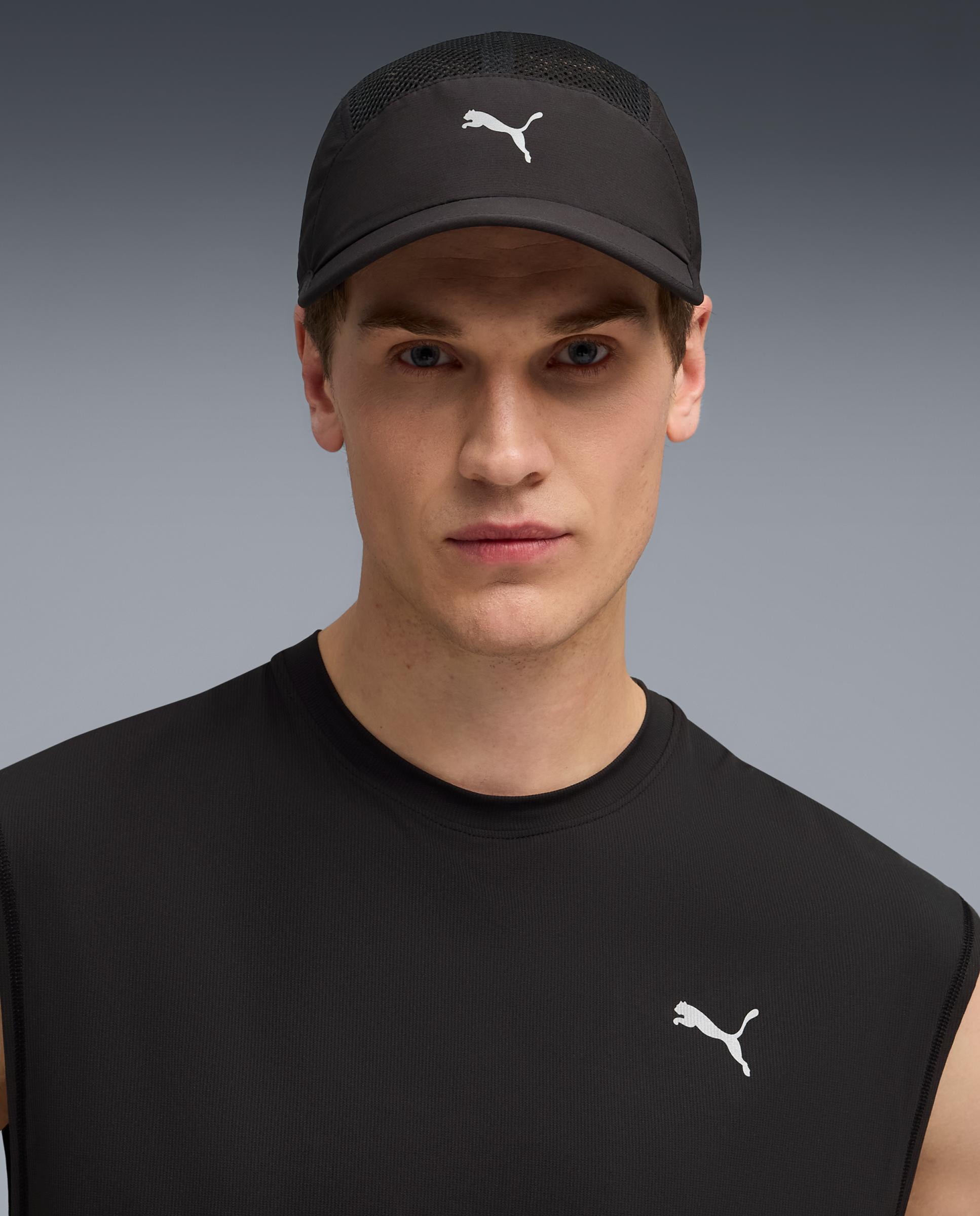 Gorras de Running de Adulto SHORT VISOR MESH 5 Panel Cap Puma - Negro Negro-3