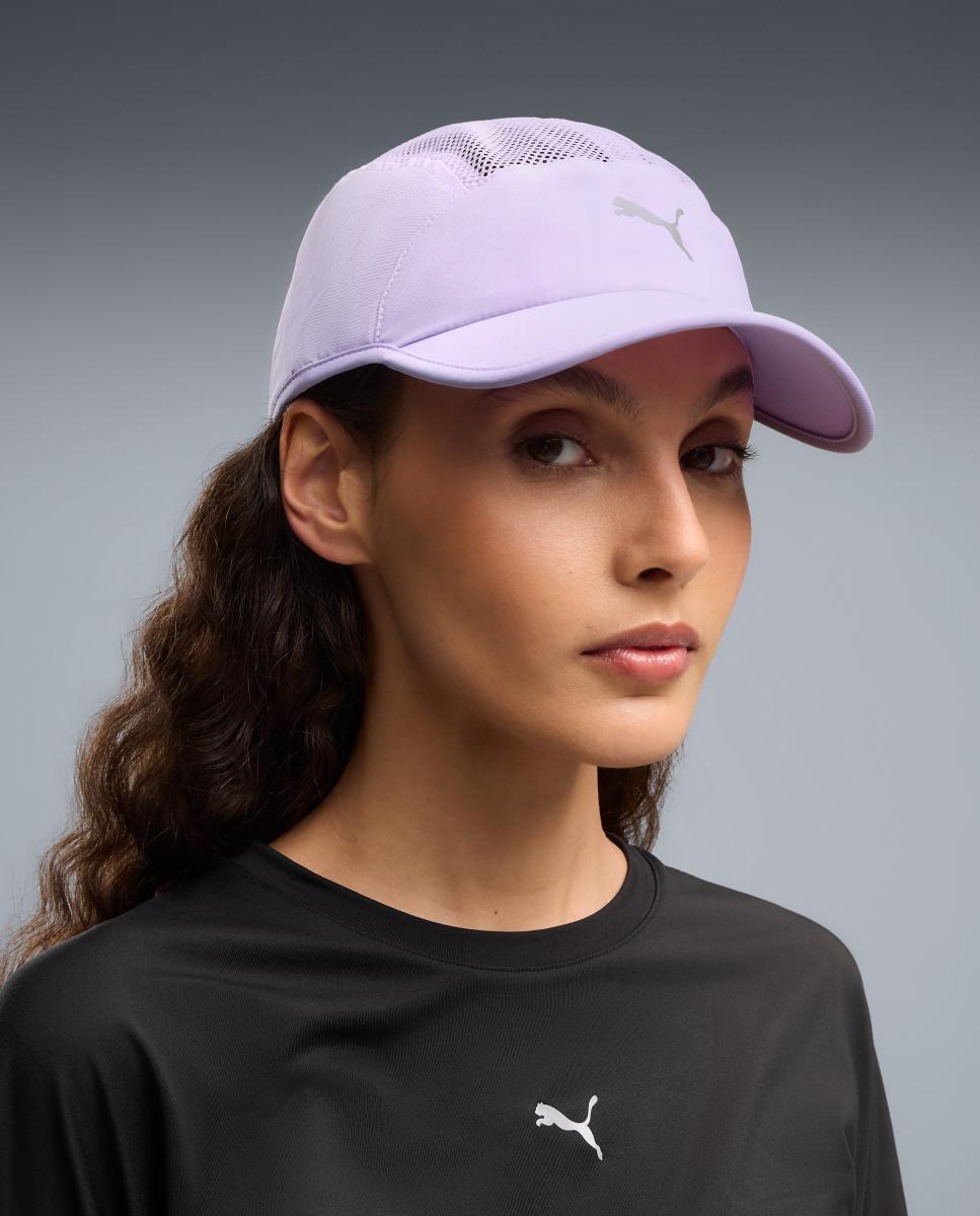 Gorras de Running de Adulto SHORT VISOR MESH 5 Panel Cap Puma - Morado Morado-3