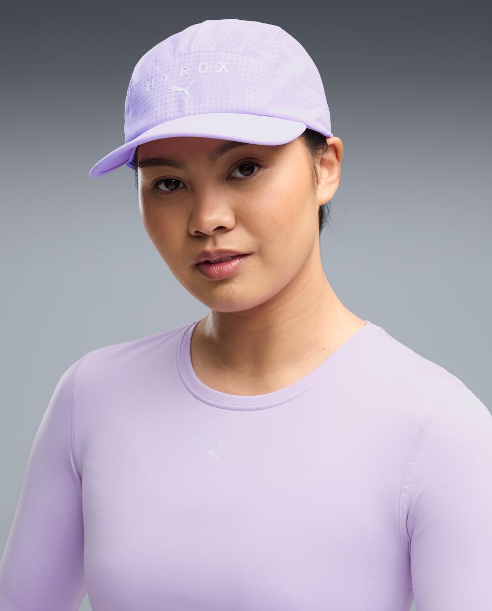Gorras de Running de Adulto PUMA x HYROX RUNNING 5 Panel C Puma - Morado Morado-3