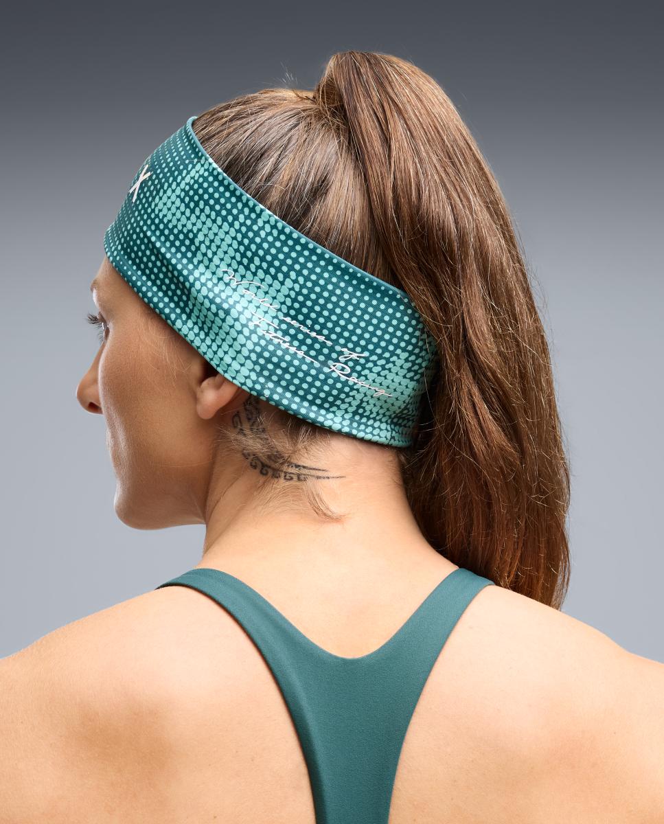 Acessórios de Cabelo de Yoga Hyrox Headband GR Verde-3