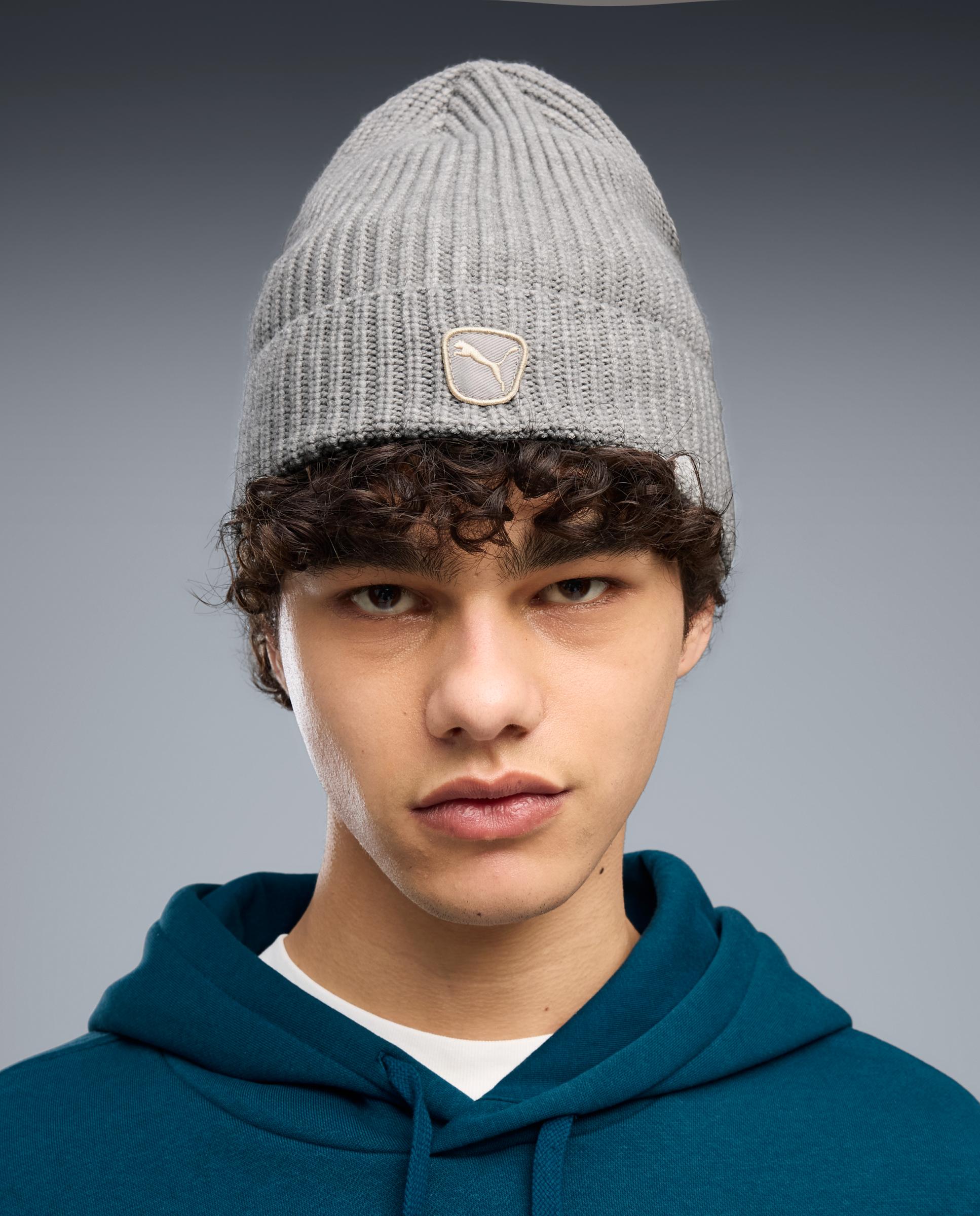 Imagen 4 de Gorros de Running de Hombre PUMA CAT PATCH Mid Crown Beani Puma - Gris Gris