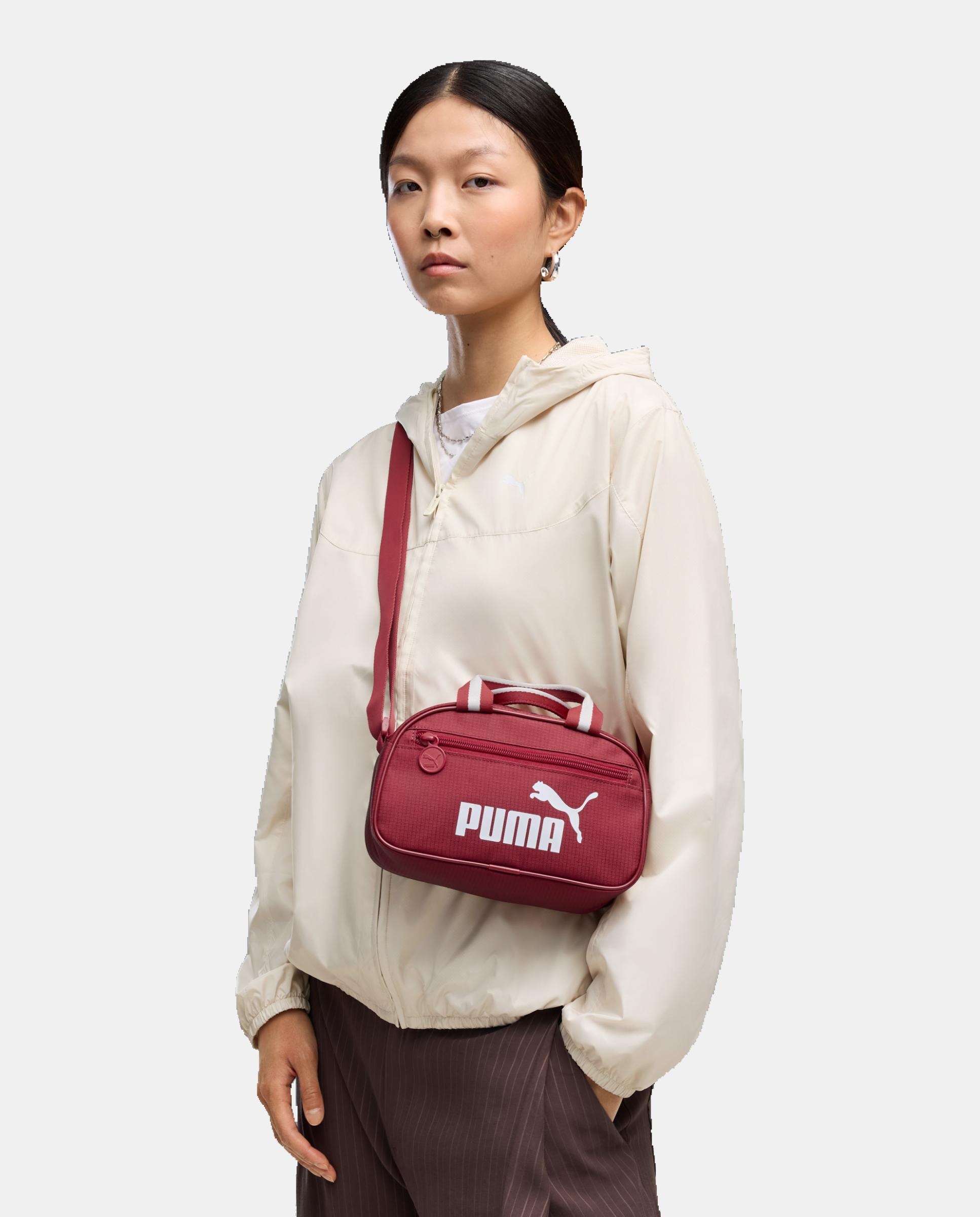 Bolsas Organizadoras Casual de mulher CAMPUS SPORT Mini Grip Bag Puma Vermelho-3