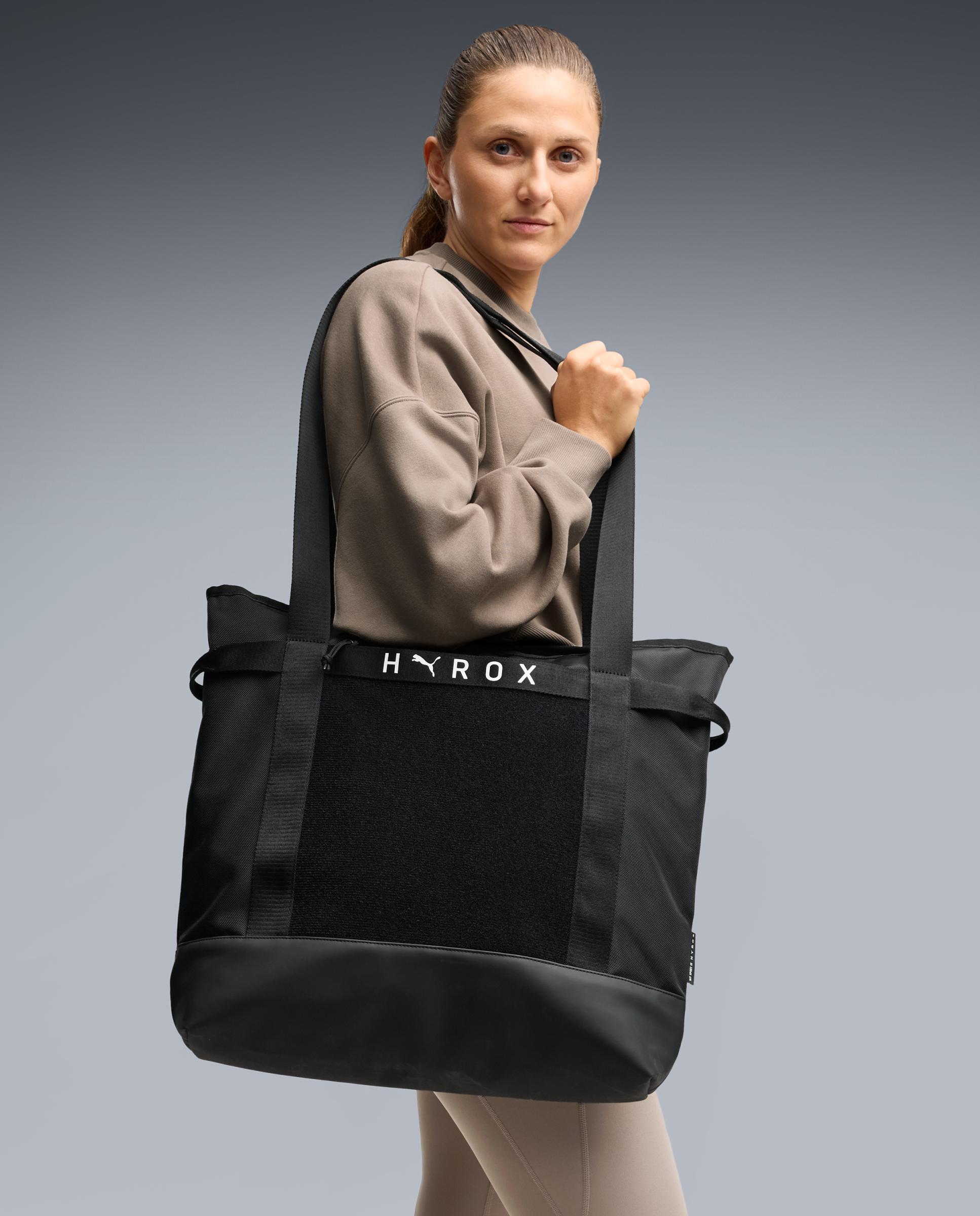 Saco de Desporto de Transporte Hyrox 2 IN 1 Shopper Preto-3