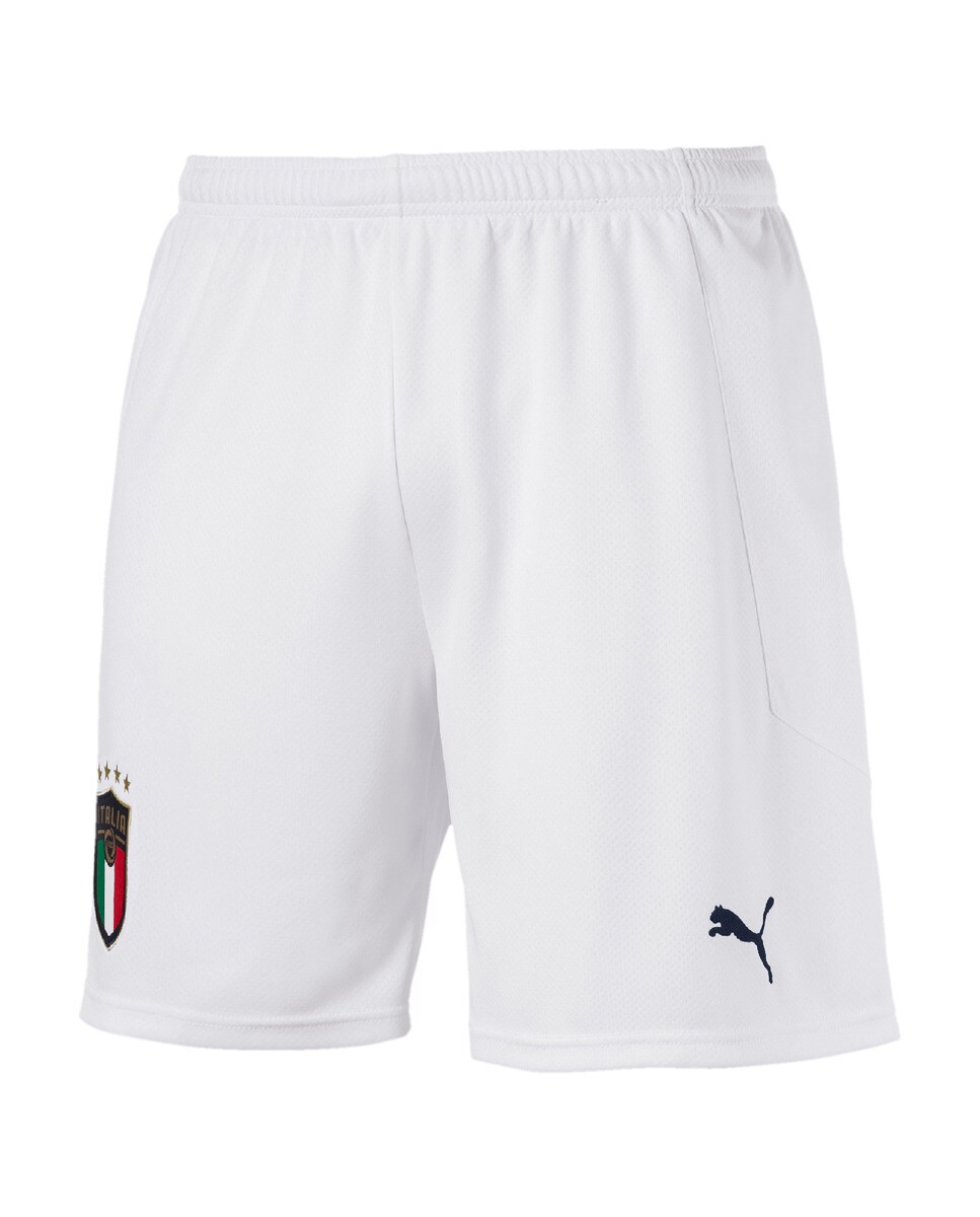 Calções 1.º equipamento Italia FIGC 2021 Réplica Branco-1