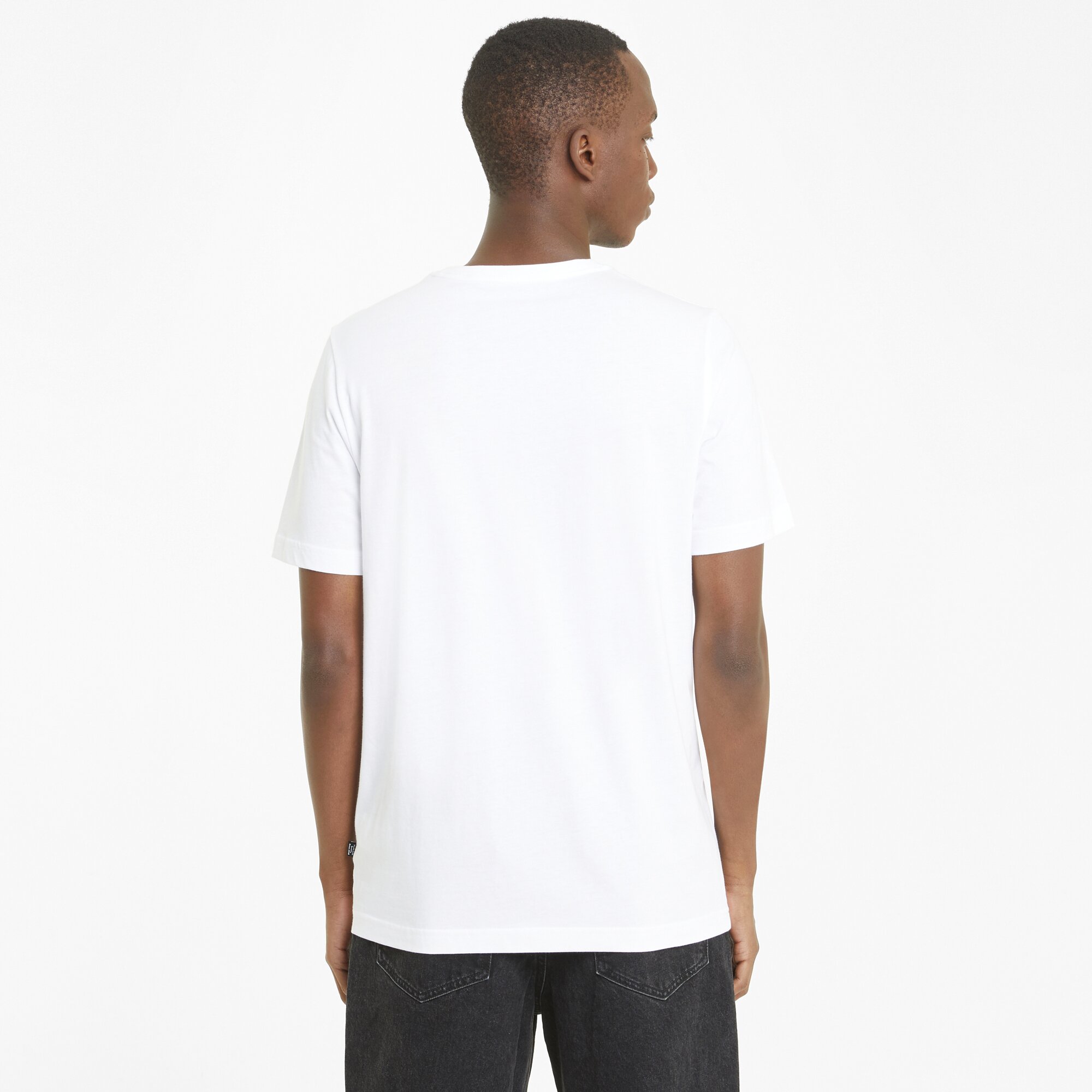 Camiseta de hombre Ess Small Logo Puma. - Blanco Blanco-4