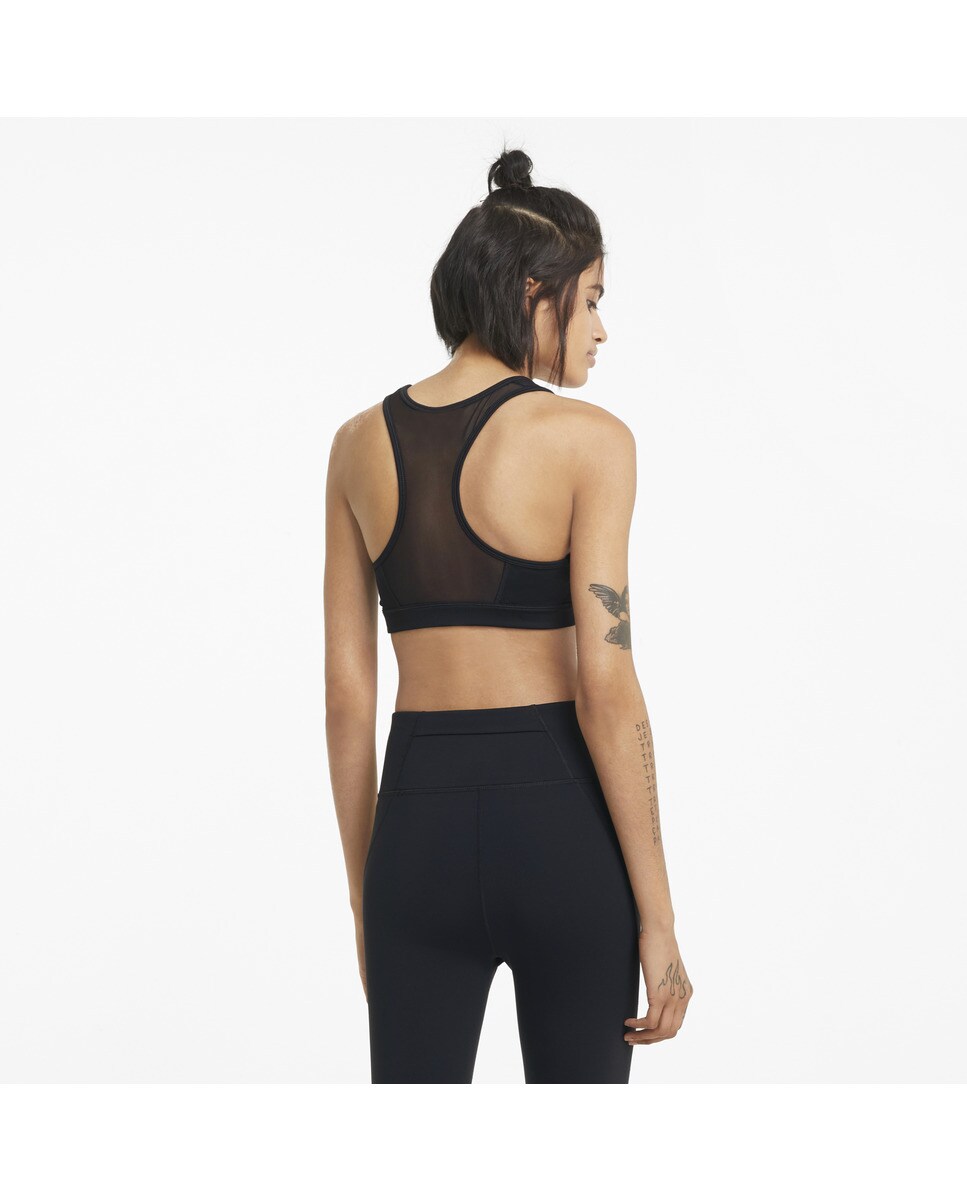 Top de mulher Mid Impact 4Keeps Bra Puma Preto-4