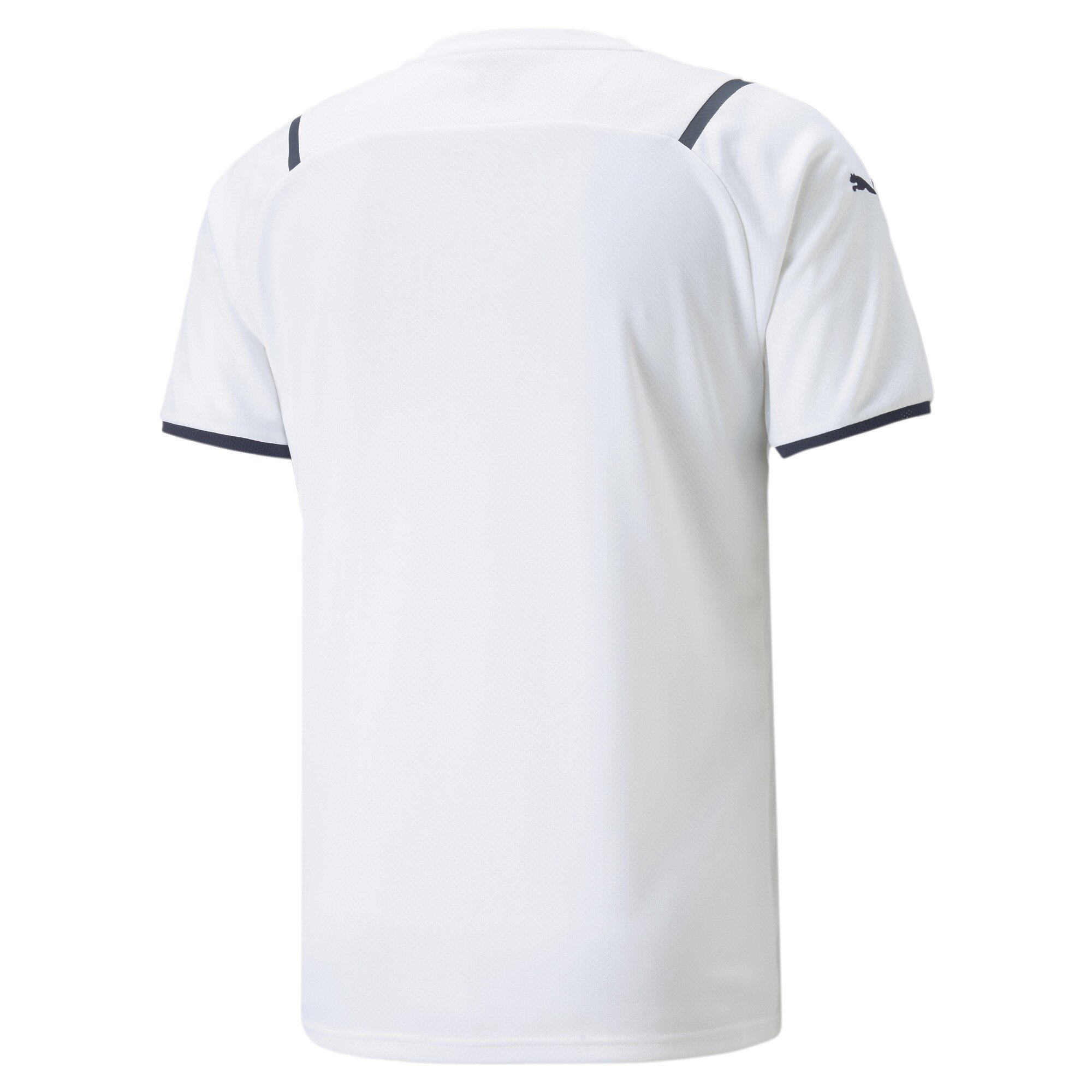 T-shirt 2.º equipamento Itália FIGC Réplica 2020-2021 Branco-2