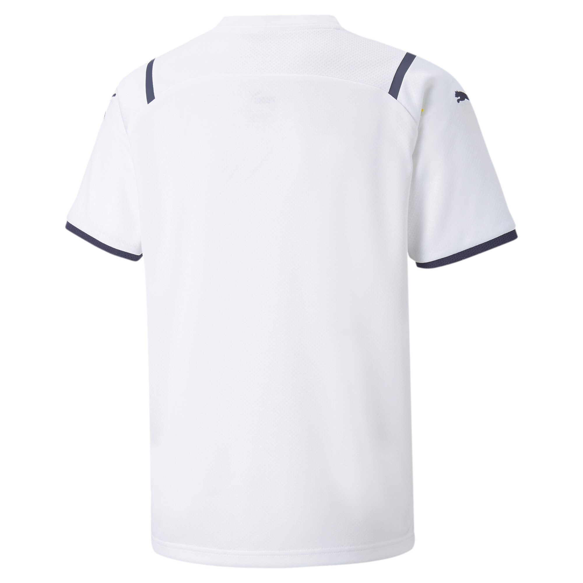 T-shirt de criança 2.º equipamento Itália FIGC Réplica 2020-2021 Branco-2