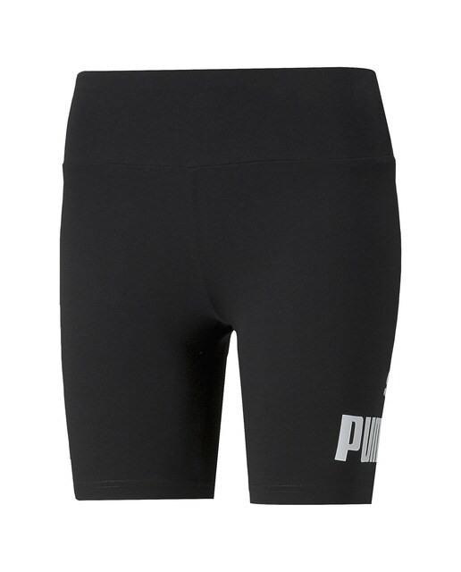 Calções de mulher ESS Logo Puma Preto-1
