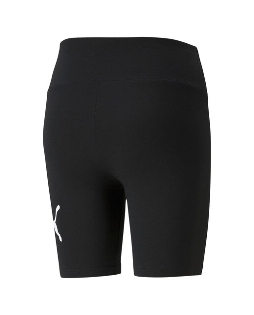 Calções de mulher ESS Logo Puma Preto-2