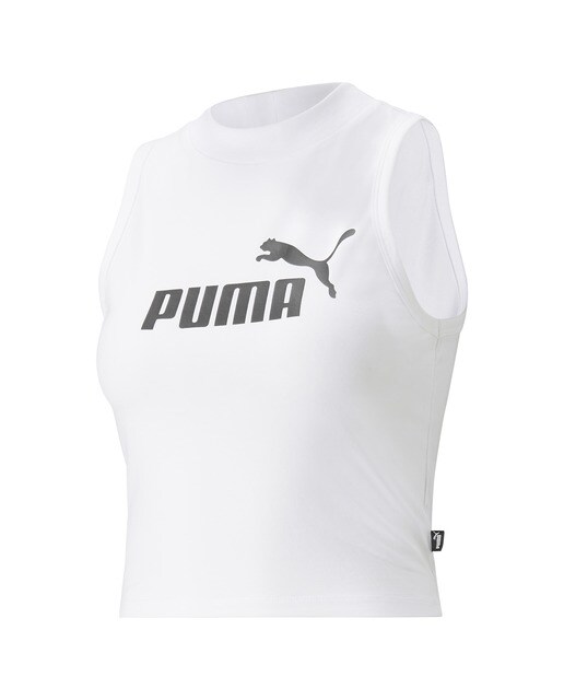T-shirt de mulher ESS High Neck Puma Branco-1