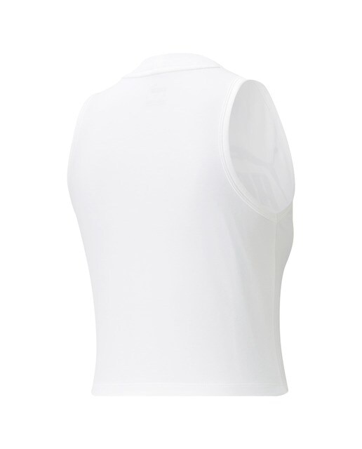 T-shirt de mulher ESS High Neck Puma Branco-2